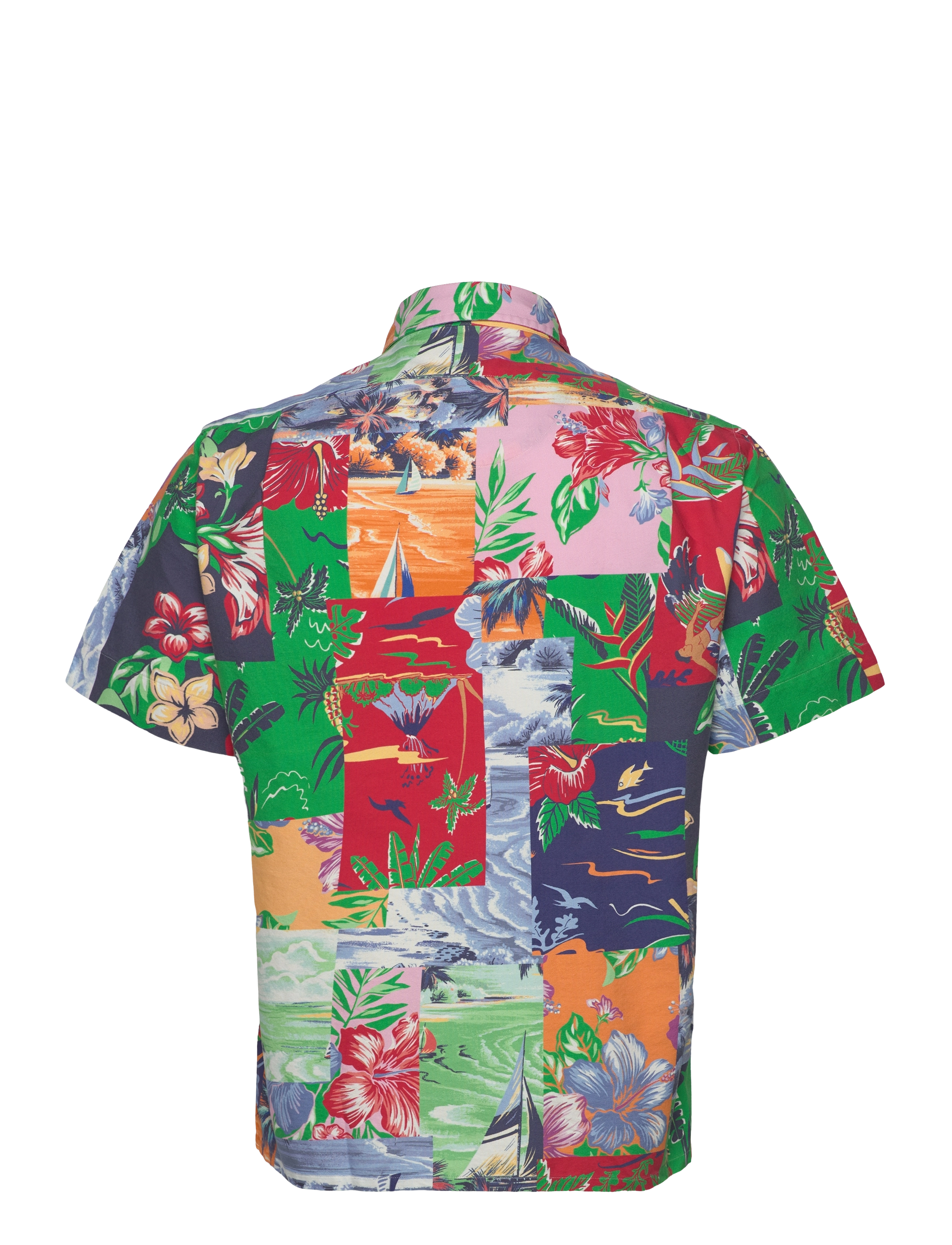 Polo Ralph Lauren - Classic Fit Patchwork-Print Oxford Shirt - 6713 beach bazaar - 1