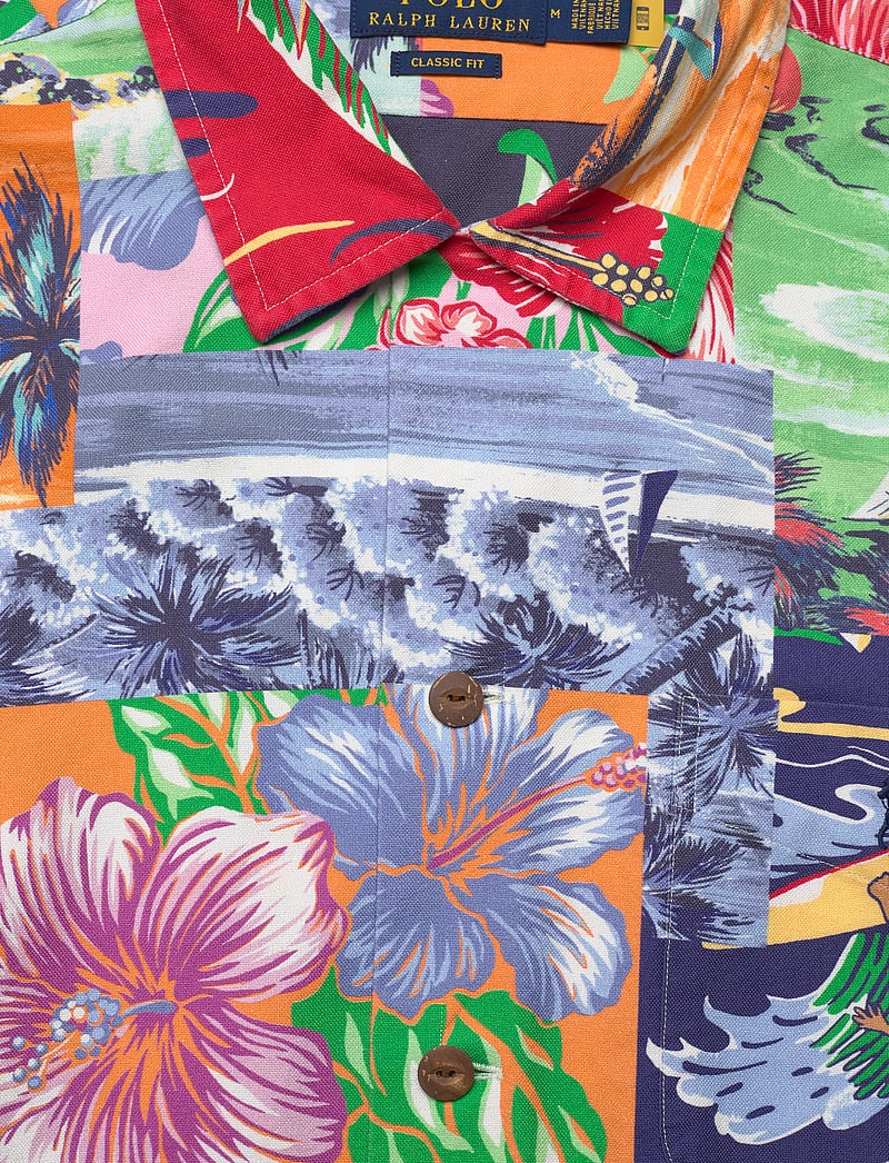 Polo Ralph Lauren - Classic Fit Patchwork-Print Oxford Shirt - basic-hemden - 6713 beach bazaar - 2