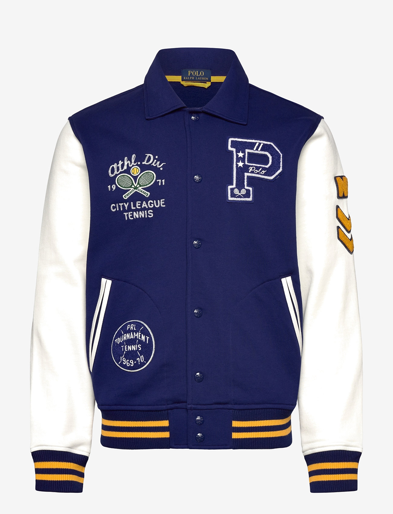 Polo Ralph Lauren - LT WT CL ATH FLC-LSL-SWS - fall royal multi - 0