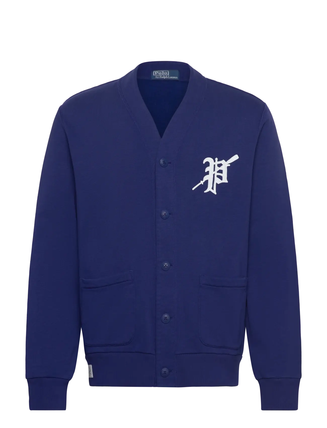 Polo Ralph Lauren Rowing-Patch Fleece Cardigan - Cardigans - FALL ROYAL / blue