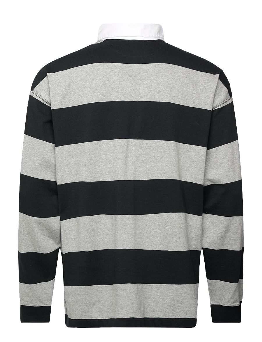 Polo Ralph Lauren - Big Fit Striped Jersey Rugby Shirt - andover heather/p - 1
