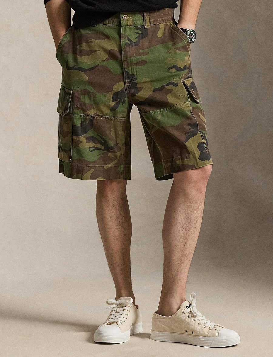 Polo Ralph Lauren - RUGGED TWILL-GELLAR CRGO 8IN - surplus camo - 0