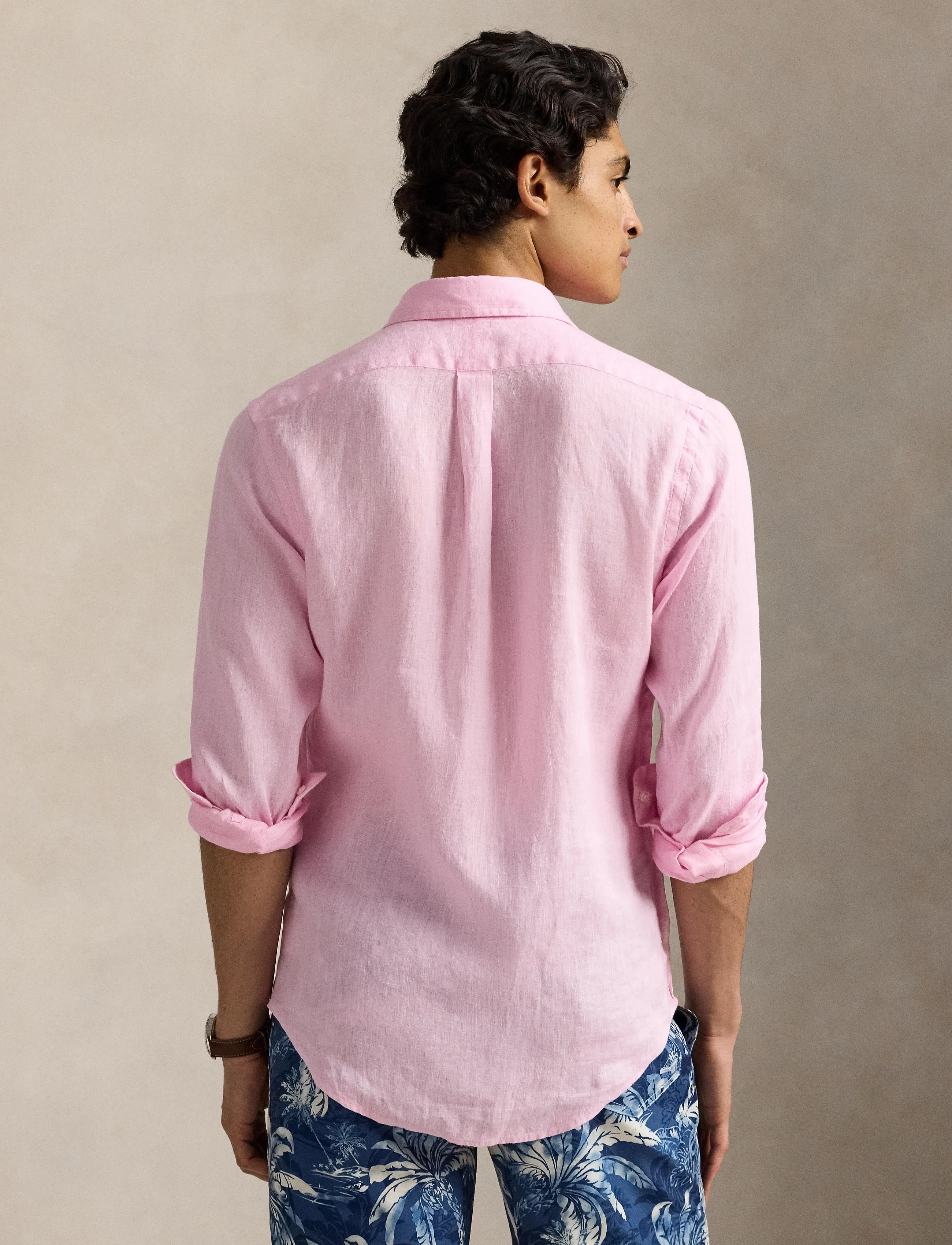 Polo Ralph Lauren - 17/1 PD LINEN V1-CUBDPPCS - linased särgid - carmel pink - 3