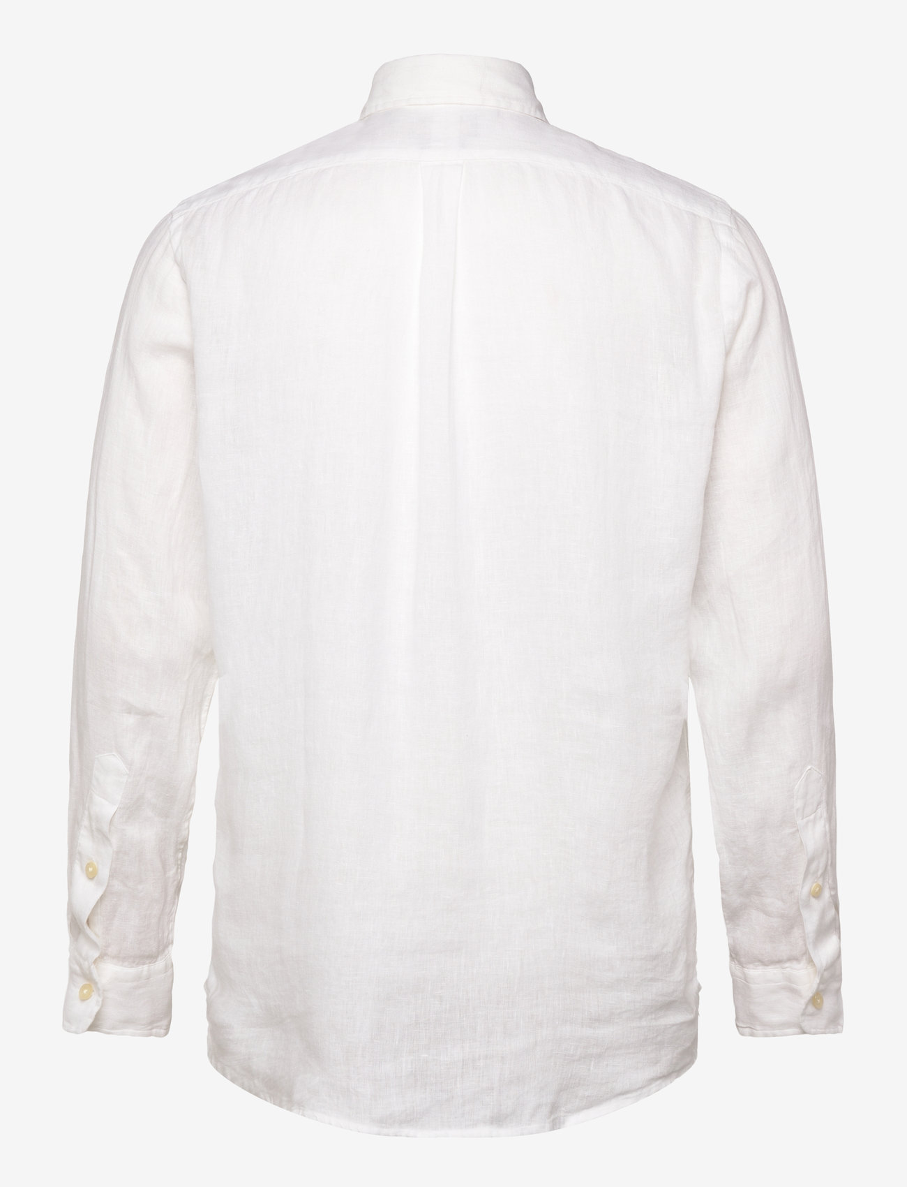 Polo Ralph Lauren - Custom Fit Linen Shirt - basic shirts - ceramic white - 1