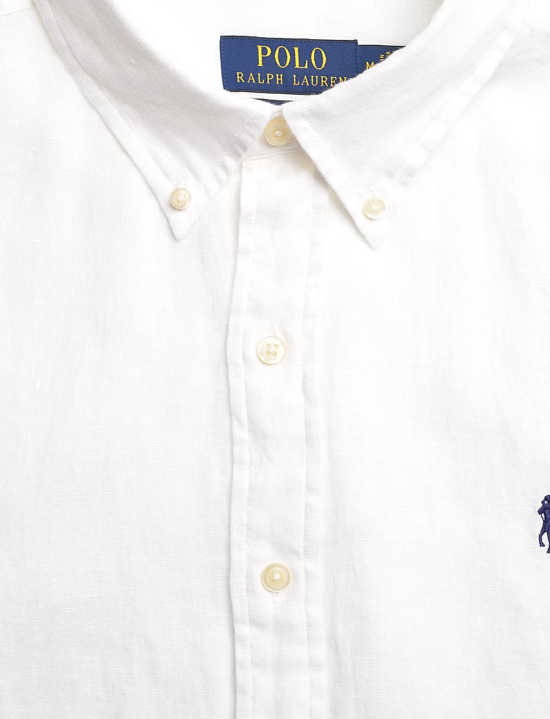 Polo Ralph Lauren - Custom Fit Linen Shirt - basic shirts - ceramic white - 2