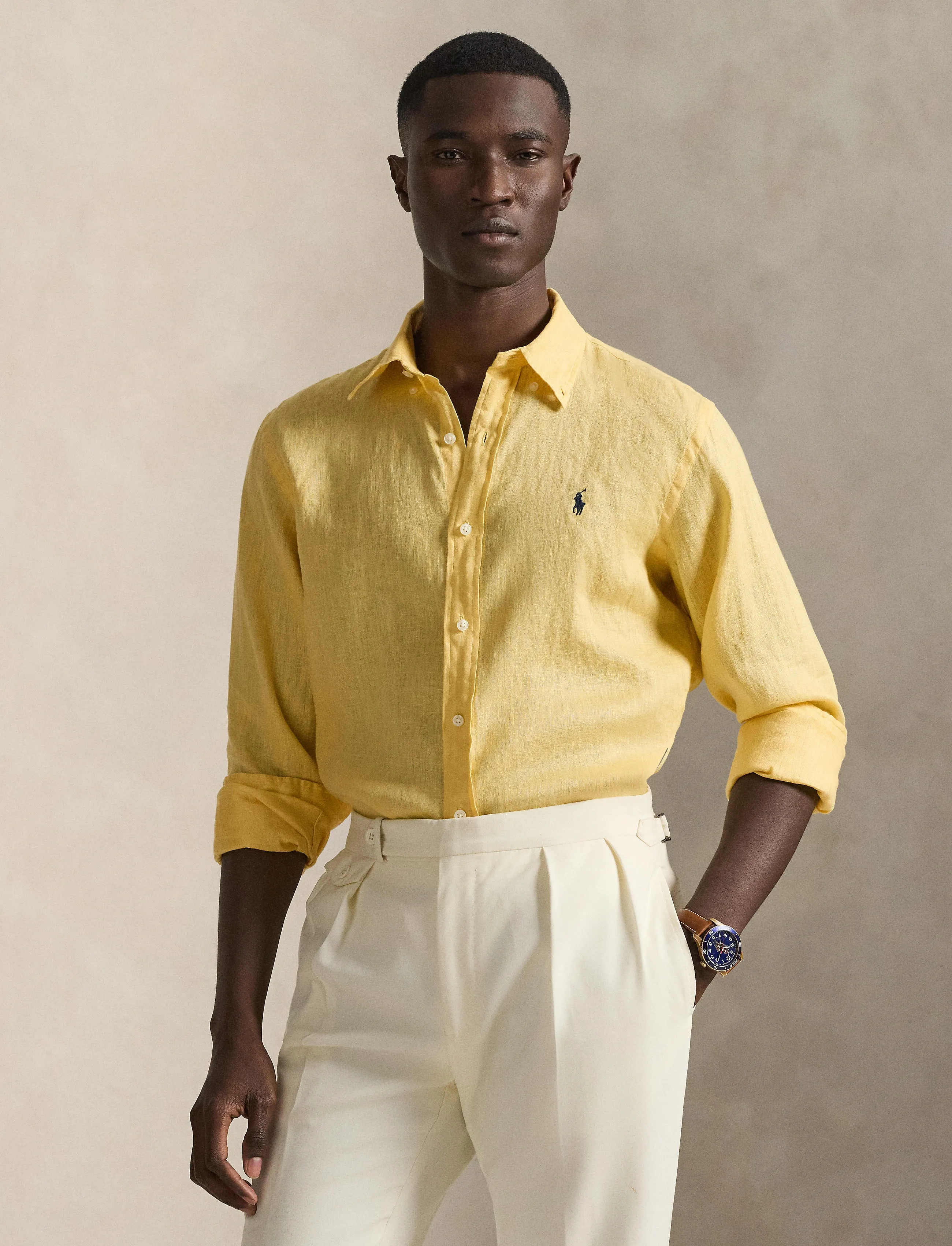 Polo Ralph Lauren 17/1 PD LINEN V1-CUBDPPCS - Riided - CORN YELLOW / yellow