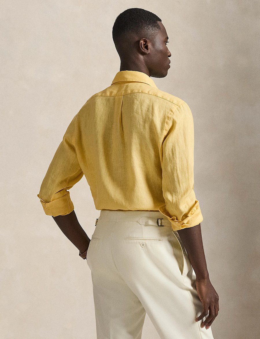 Polo Ralph Lauren - 17/1 PD LINEN V1-CUBDPPCS - linased särgid - corn yellow - 3