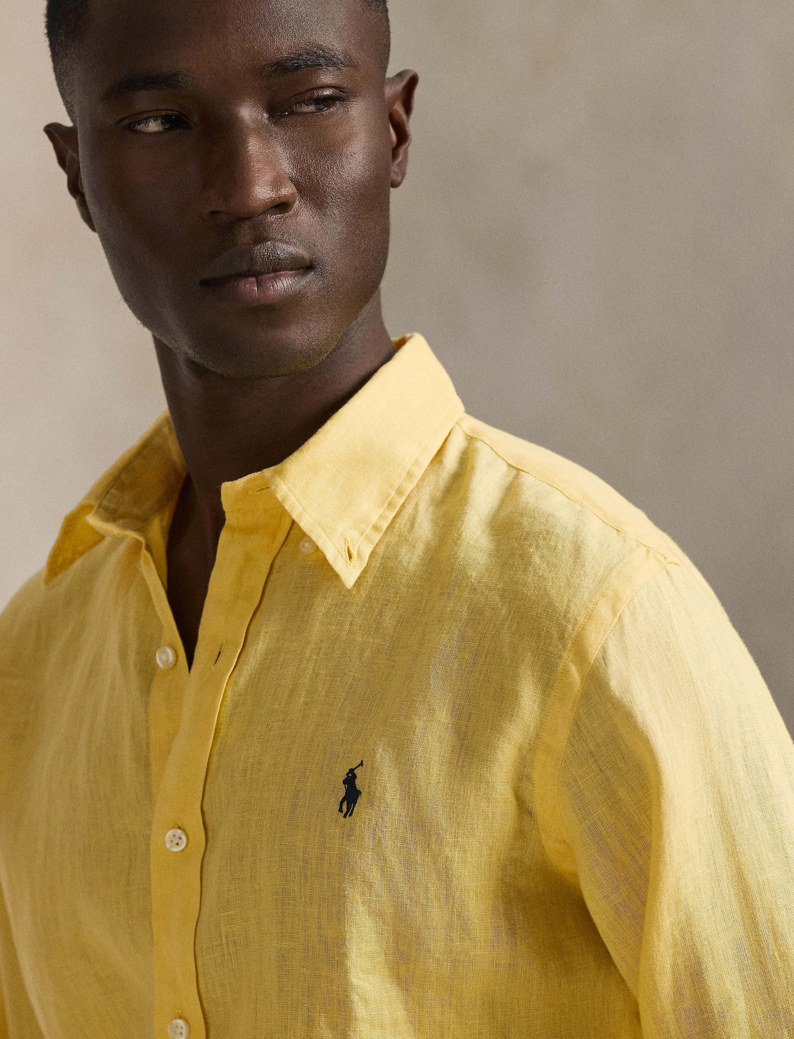 Polo Ralph Lauren - 17/1 PD LINEN V1-CUBDPPCS - linased särgid - corn yellow - 4