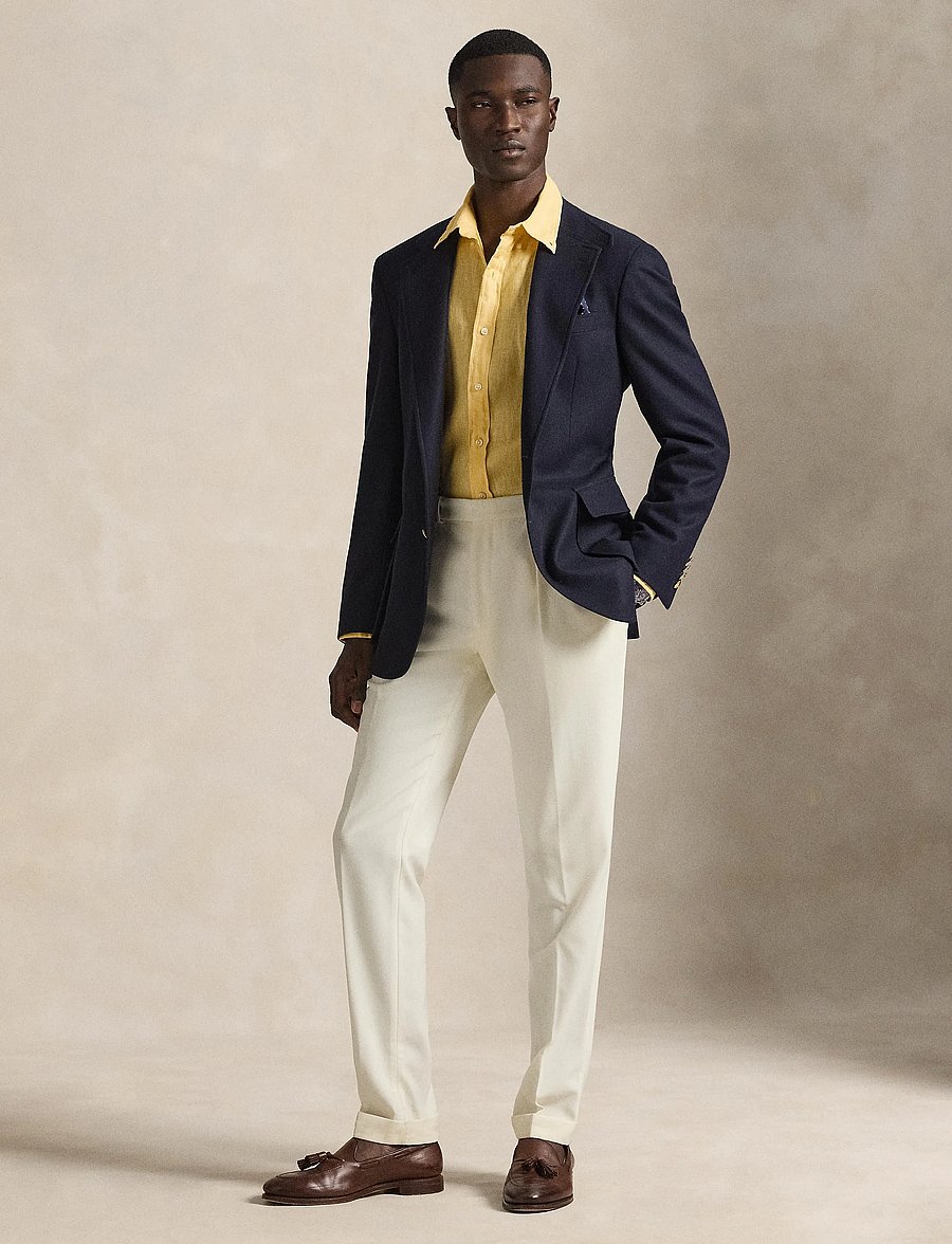 Polo Ralph Lauren - 17/1 PD LINEN V1-CUBDPPCS - linased särgid - corn yellow - 5