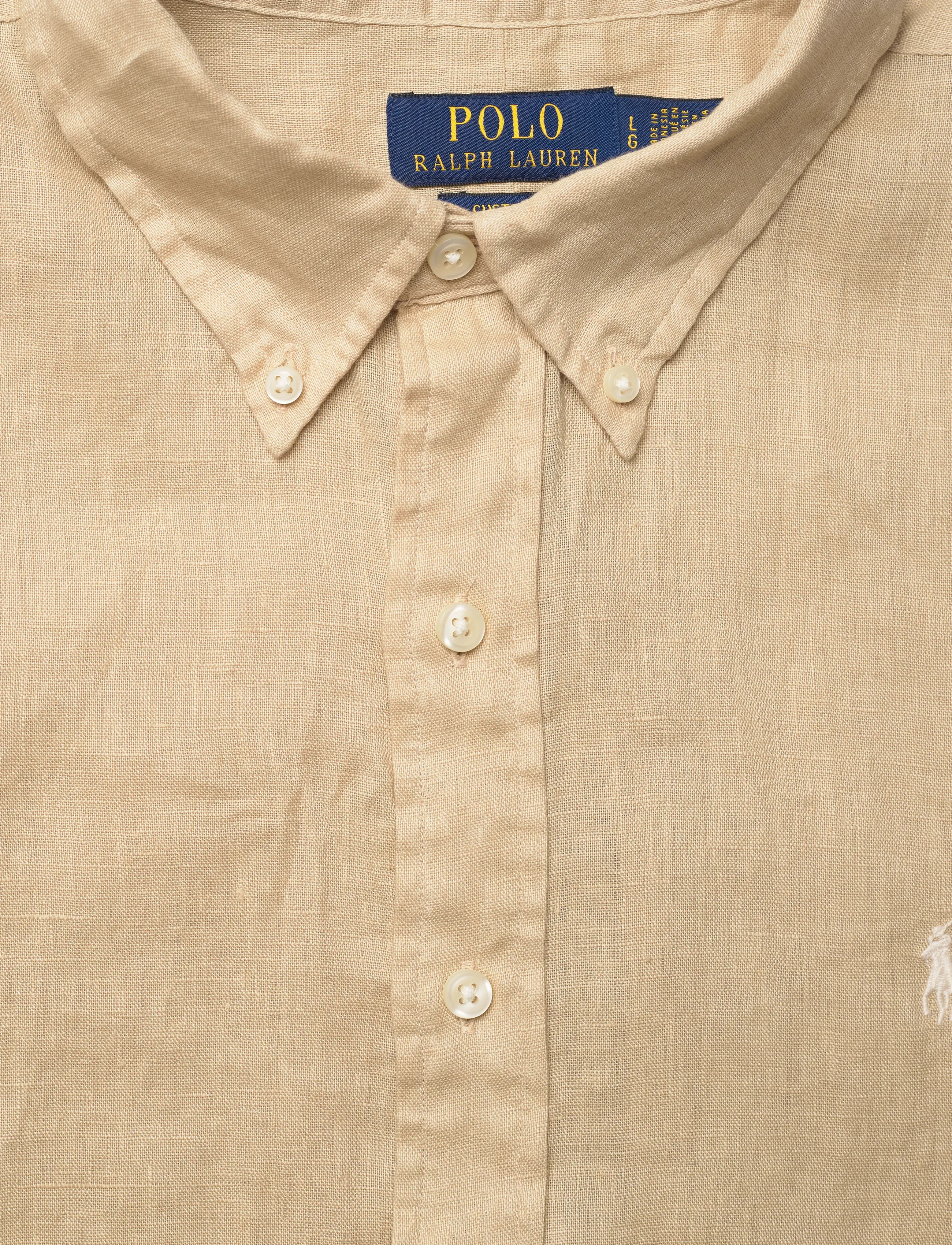 Polo Ralph Lauren - 17/1 PD LINEN V1-CUBDPPCS - linased särgid - dune tan - 2
