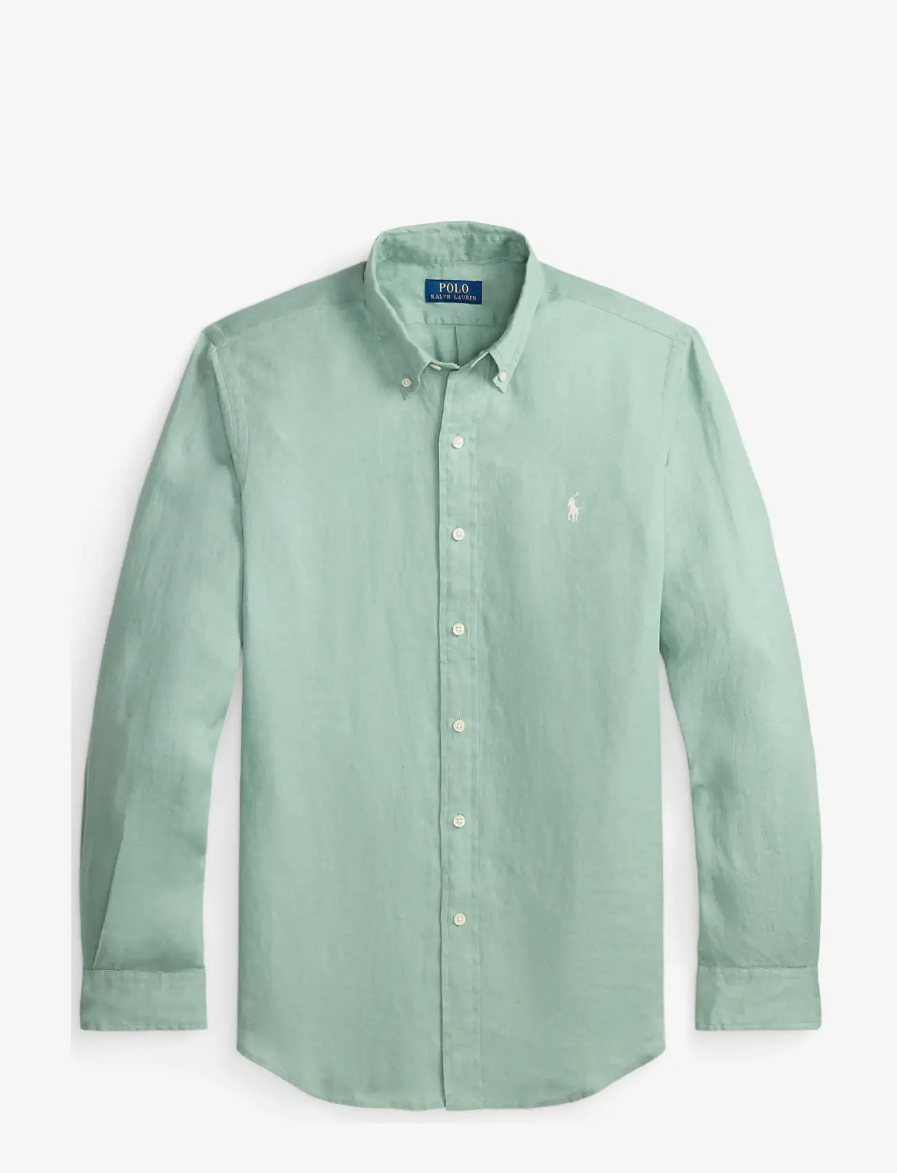 Polo Ralph Lauren - Custom Fit Linen Shirt - casual - faded mint - 1