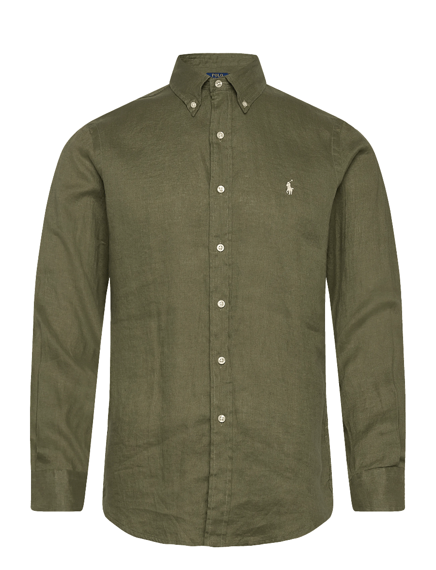 Polo Ralph Lauren - Custom Fit Linen Shirt - casual - garden trail - 0