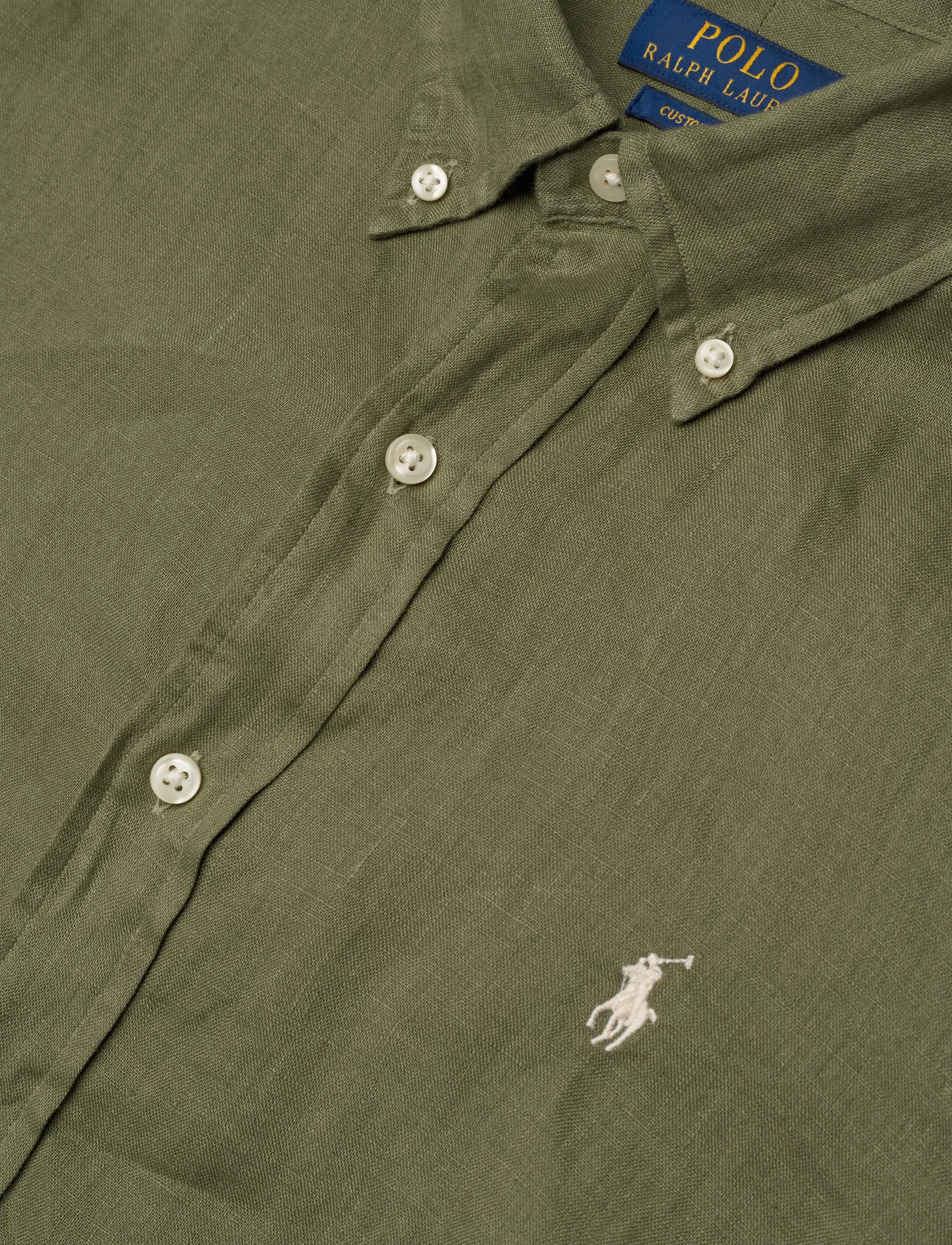 Polo Ralph Lauren - Custom Fit Linen Shirt - casual - garden trail - 3