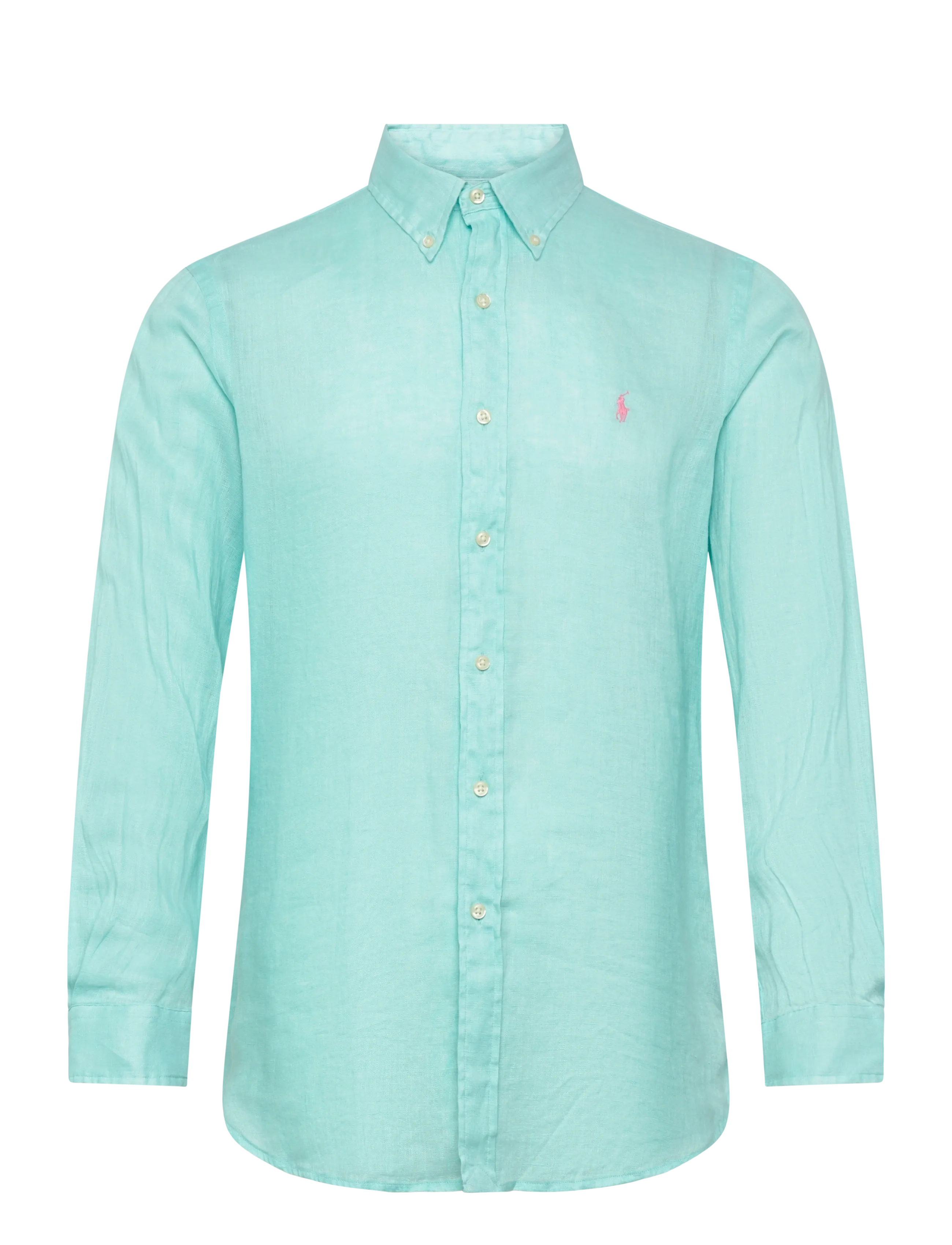 Polo Ralph Lauren Custom Fit Linen Shirt - Skjorter - NEW AQUA / blue
