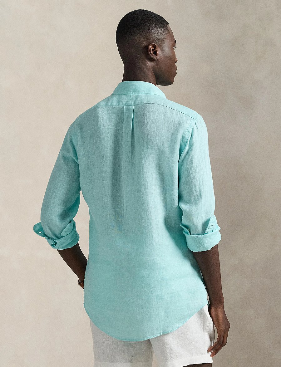 Polo Ralph Lauren - 17/1 PD LINEN V1-CUBDPPCS - linased särgid - new aqua - 5
