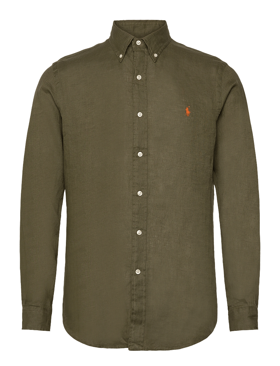 Polo Ralph Lauren - 17/1 PD LINEN V1-CUBDPPCS - linased särgid - new olive - 1