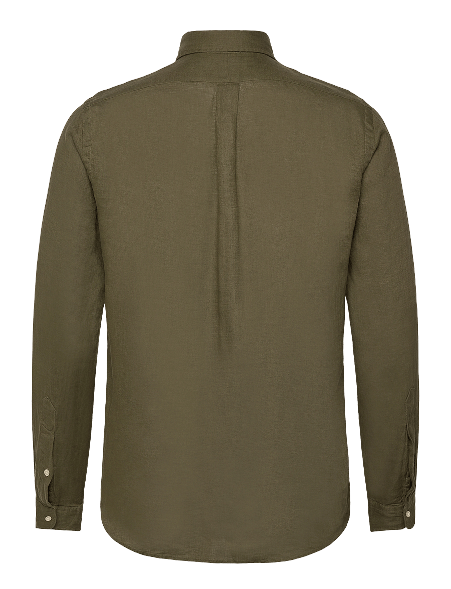 Polo Ralph Lauren - 17/1 PD LINEN V1-CUBDPPCS - linased särgid - new olive - 2