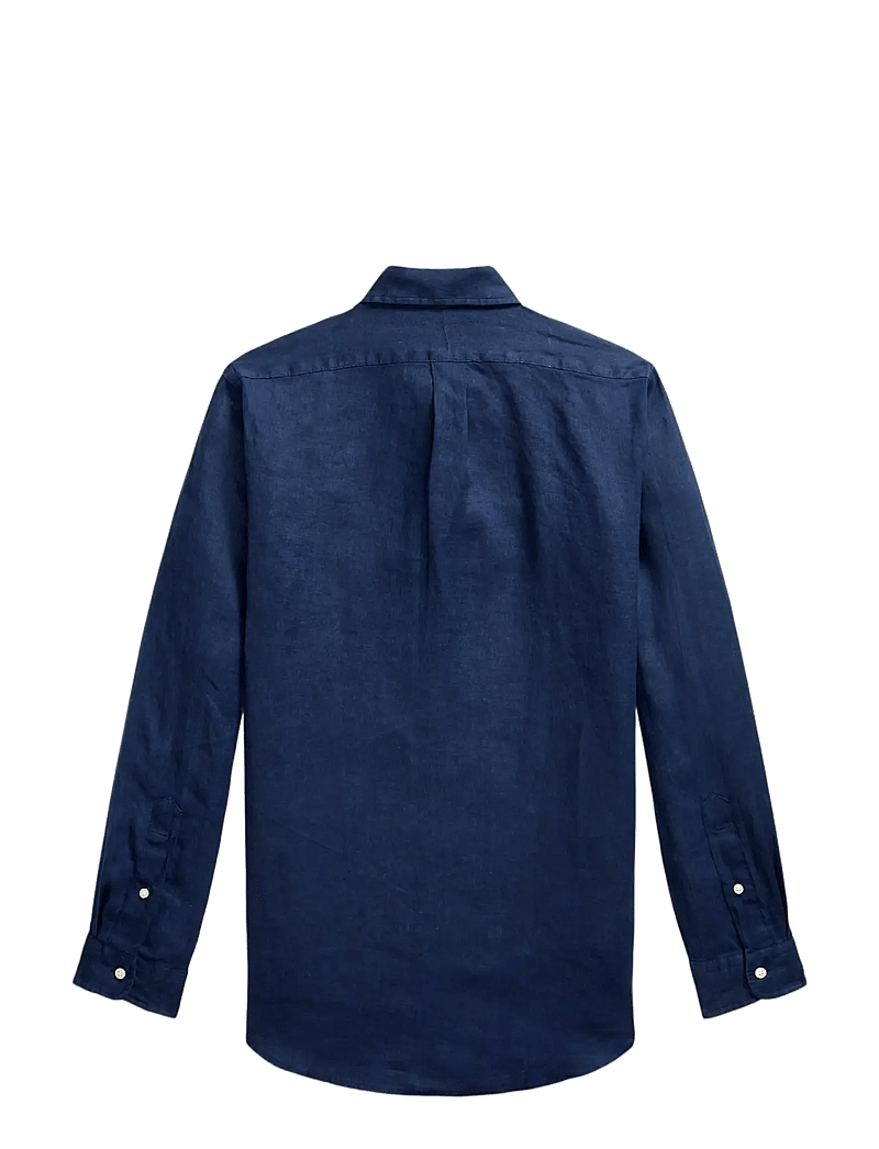 Polo Ralph Lauren - Custom Fit Linen Shirt - leinenhemden - newport navy w/ w - 2