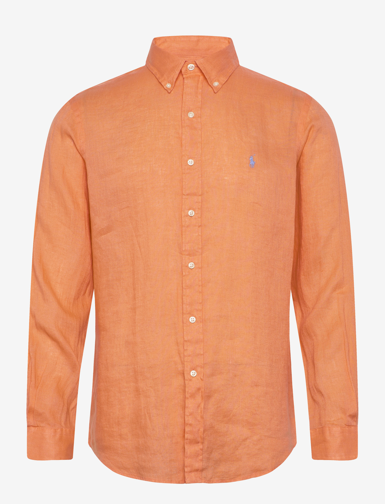 Polo Ralph Lauren - 17/1 PD LINEN V1-CUBDPPCS - oxford shirts - pompano orange - 1