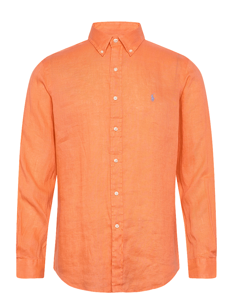 Polo Ralph Lauren - 17/1 PD LINEN V1-CUBDPPCS - oxford shirts - pompano orange - 1