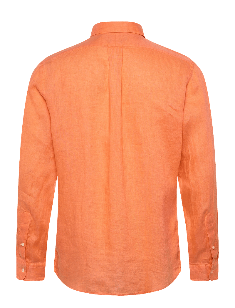 Polo Ralph Lauren - 17/1 PD LINEN V1-CUBDPPCS - oxford shirts - pompano orange - 2