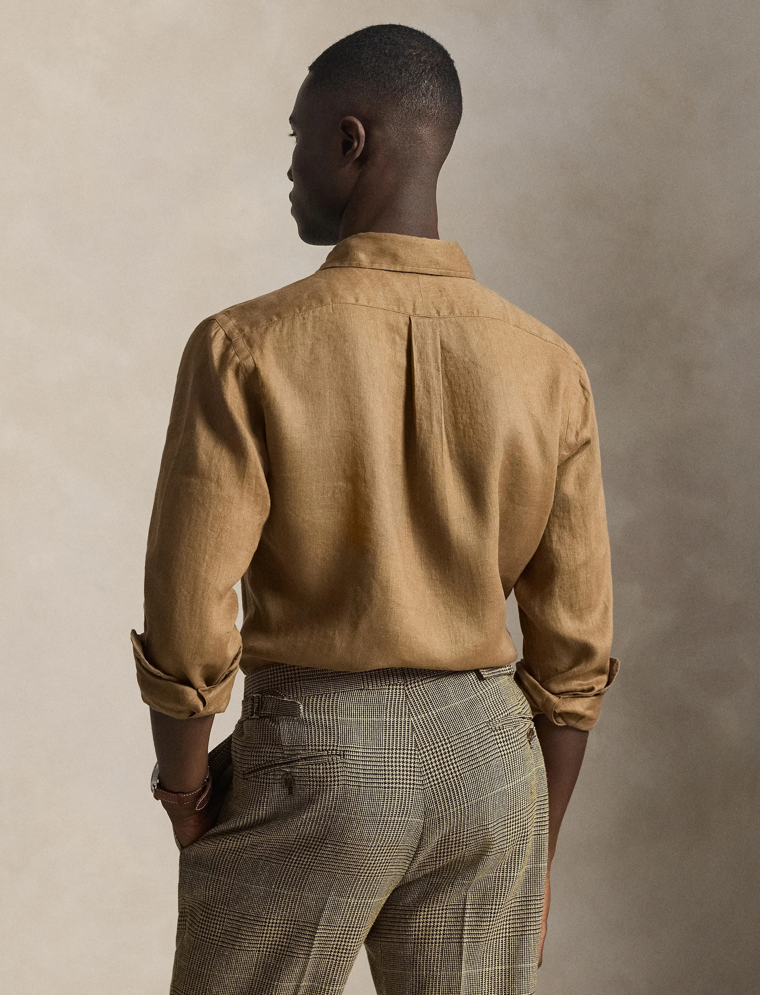 Polo Ralph Lauren - 17/1 PD LINEN V1-CUBDPPCS - linased särgid - rl brown - 5