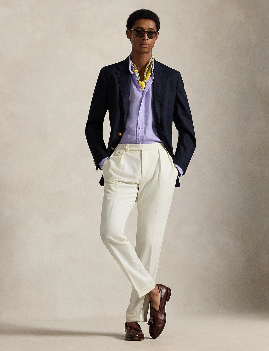 Polo Ralph Lauren - 17/1 PD LINEN V1-CUBDPPCS - casual - sky lavender - 0