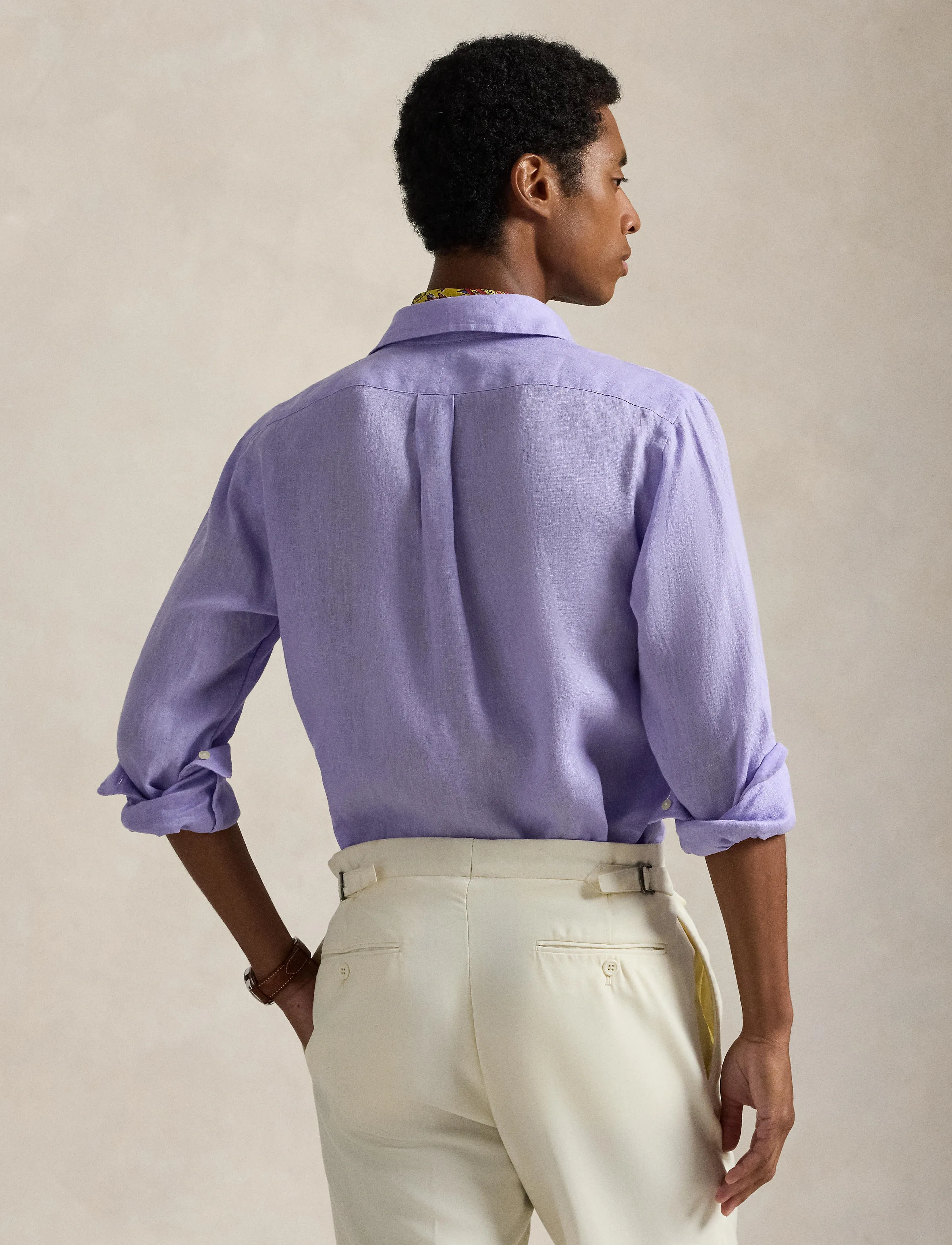 Polo Ralph Lauren - 17/1 PD LINEN V1-CUBDPPCS - casual - sky lavender - 3