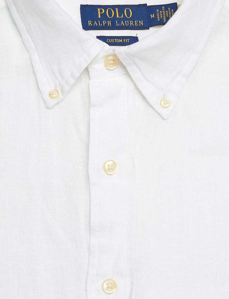 Polo Ralph Lauren - Custom Fit Linen Shirt - leinenhemden - white - 2