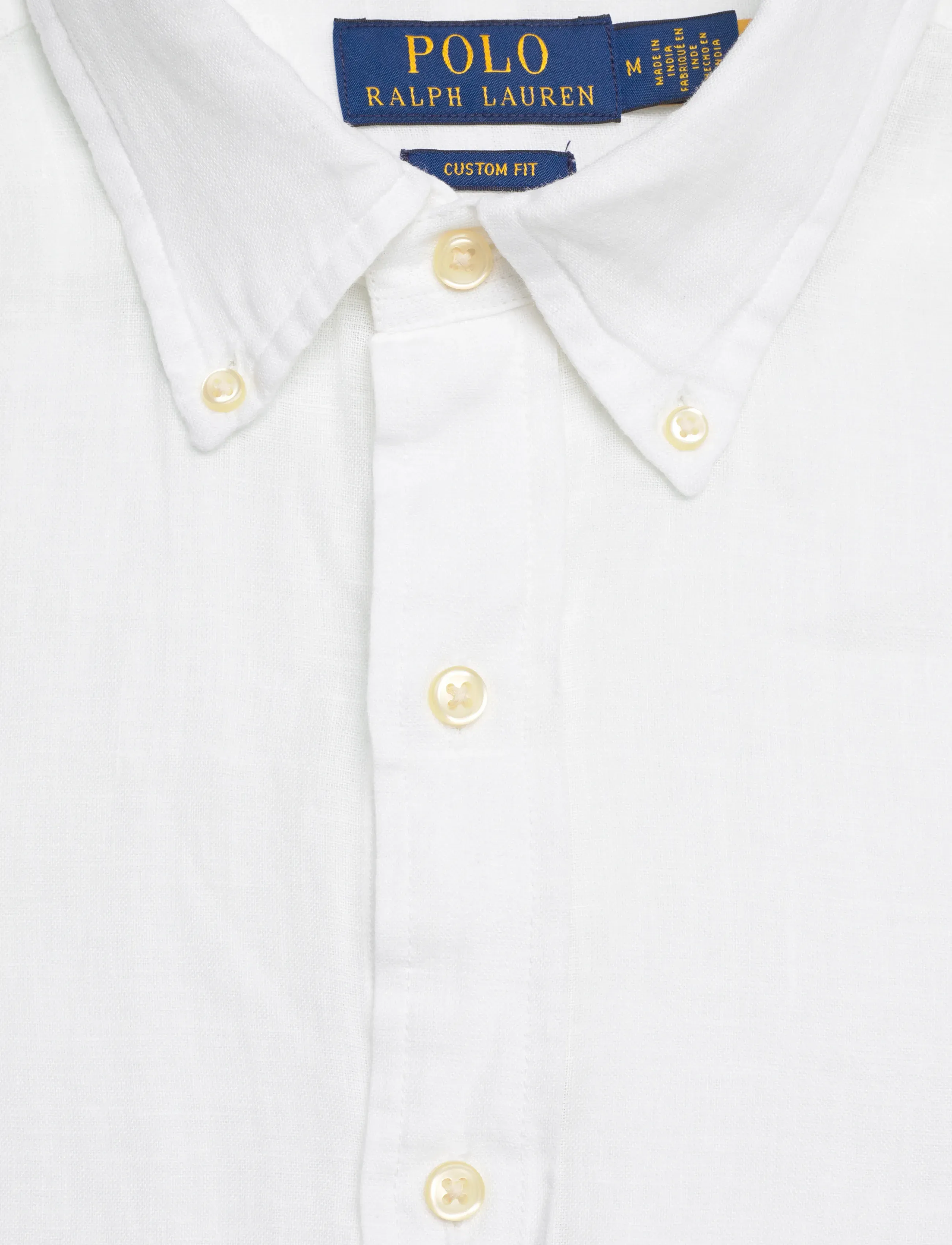Polo Ralph Lauren - 17/1 PD LINEN V1-CUBDPPCS - leinenhemden - white - 2