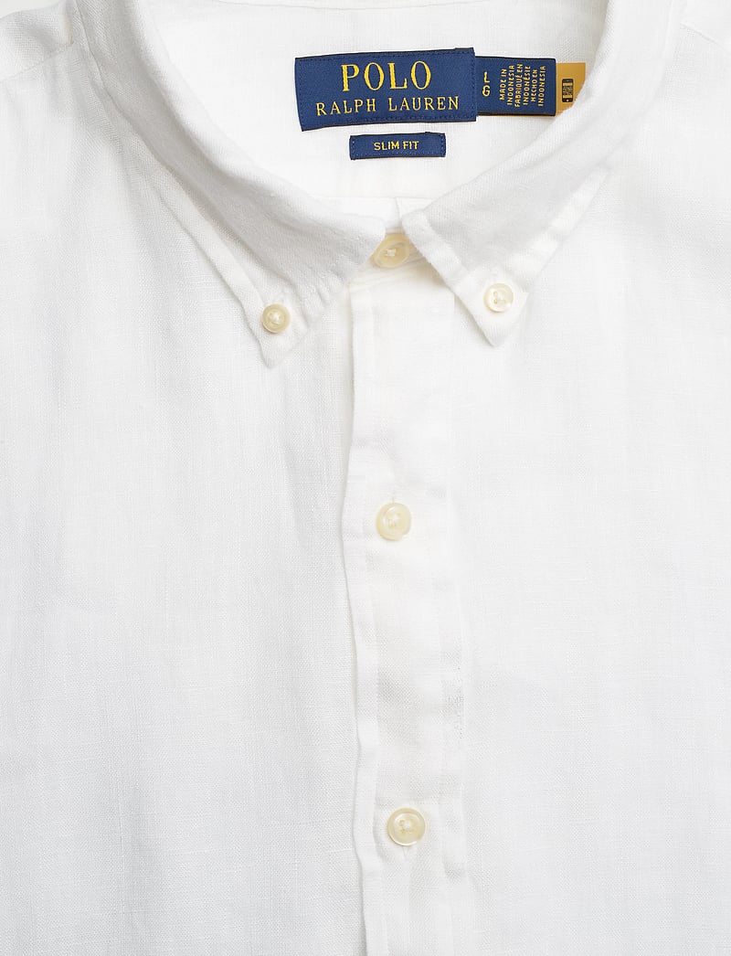 Polo Ralph Lauren - Slim Fit Linen Shirt - basic-hemden - ceramic white - 2