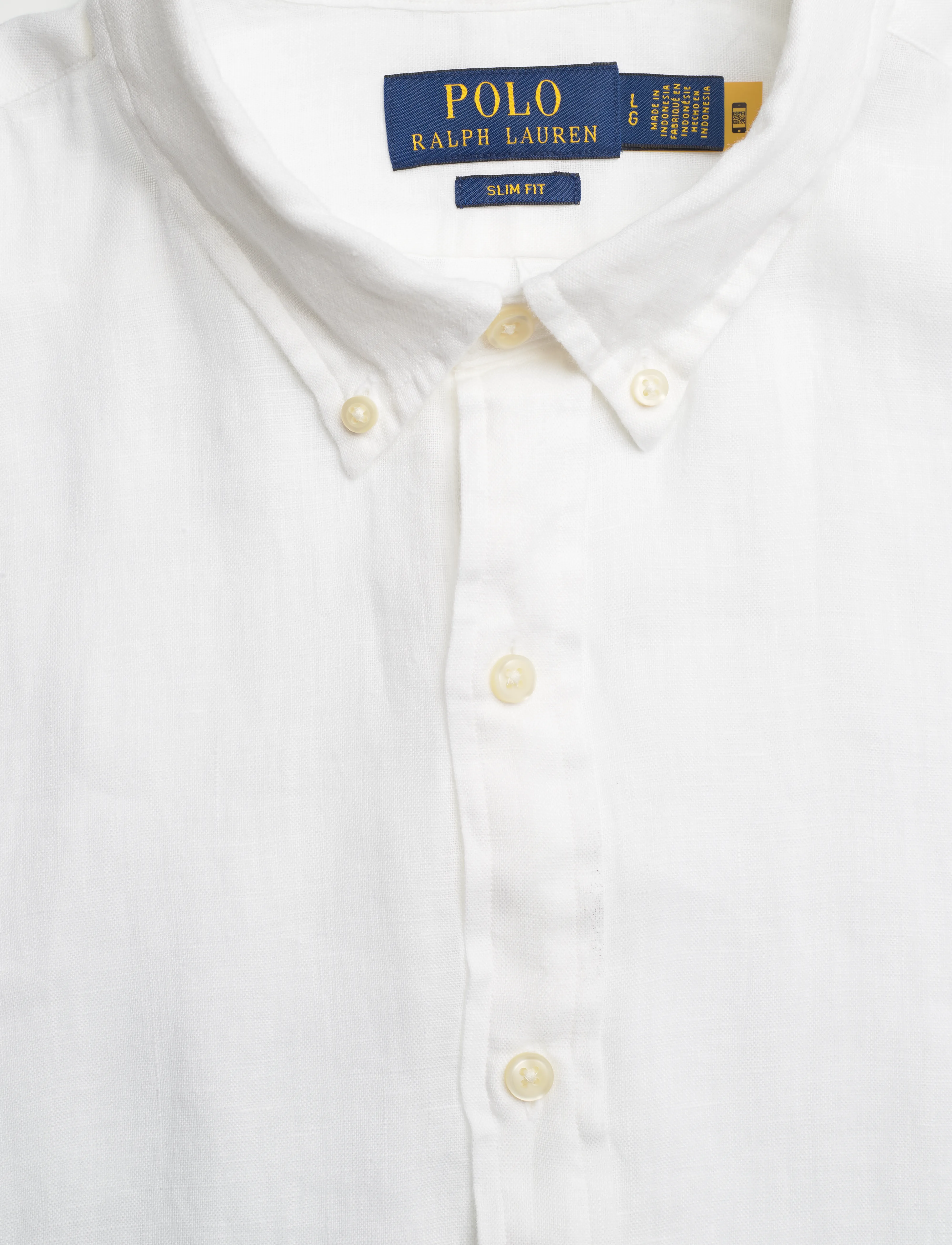 Polo Ralph Lauren - Slim Fit Linen Shirt - ceramic white - 2