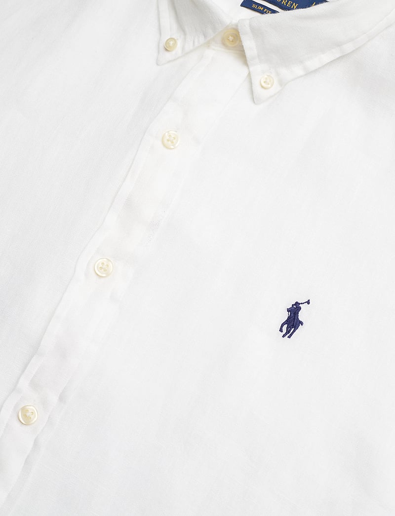 Polo Ralph Lauren - Slim Fit Linen Shirt - basic-hemden - ceramic white - 3