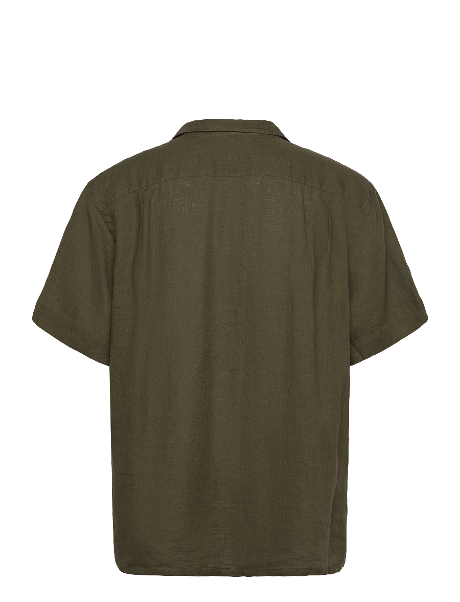 Polo Ralph Lauren - Classic Fit Linen Camp Shirt - hørskjorter - new olive - 1