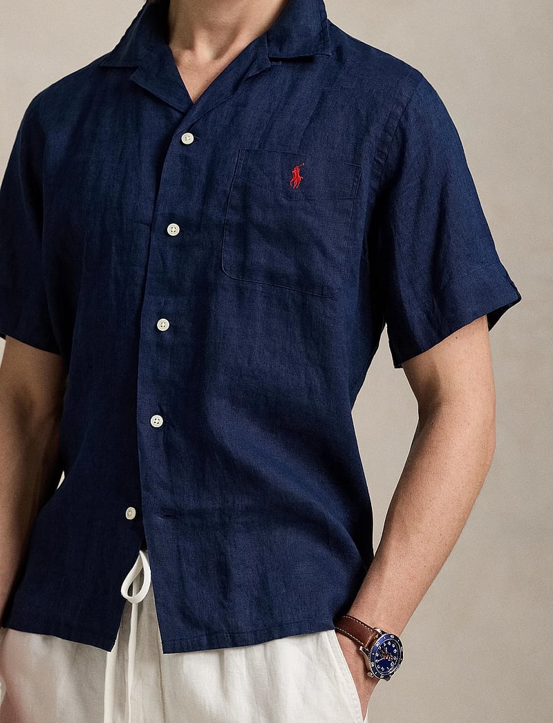 Polo Ralph Lauren - Classic Fit Linen Camp Shirt - leinenhemden - newport navy - 4