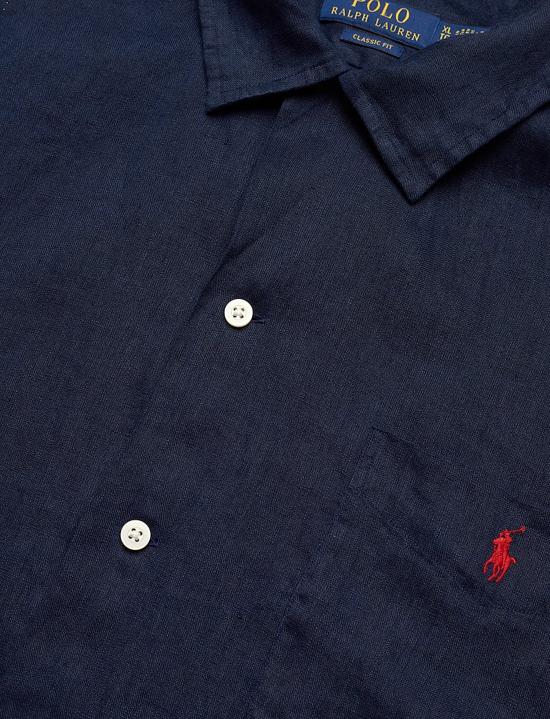 Polo Ralph Lauren - Classic Fit Linen Camp Shirt - basic-hemden - newport navy - 3