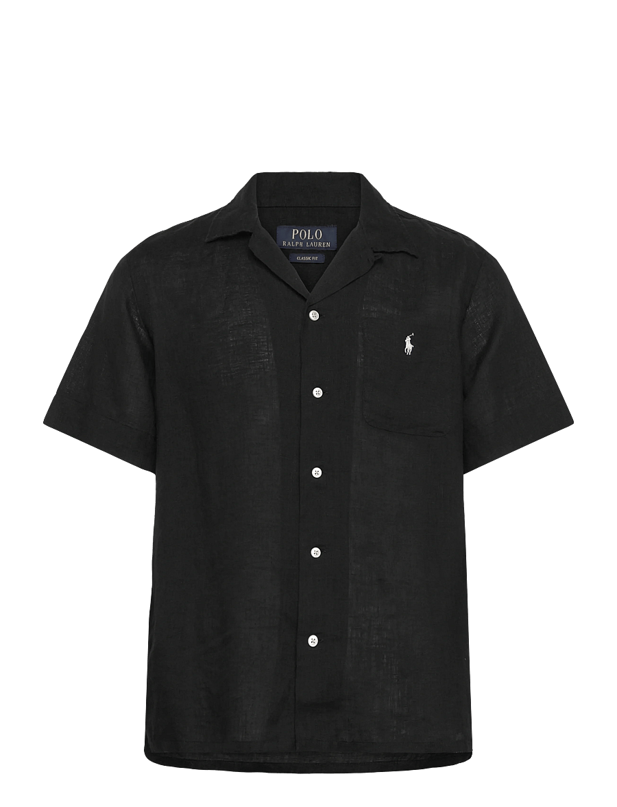 Polo Ralph Lauren - Classic Fit Linen Camp Shirt - chemises de lin - polo black - 1