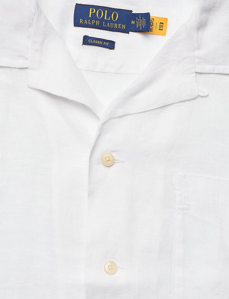Polo Ralph Lauren - Classic Fit Linen Camp Shirt - basic-hemden - white - 2