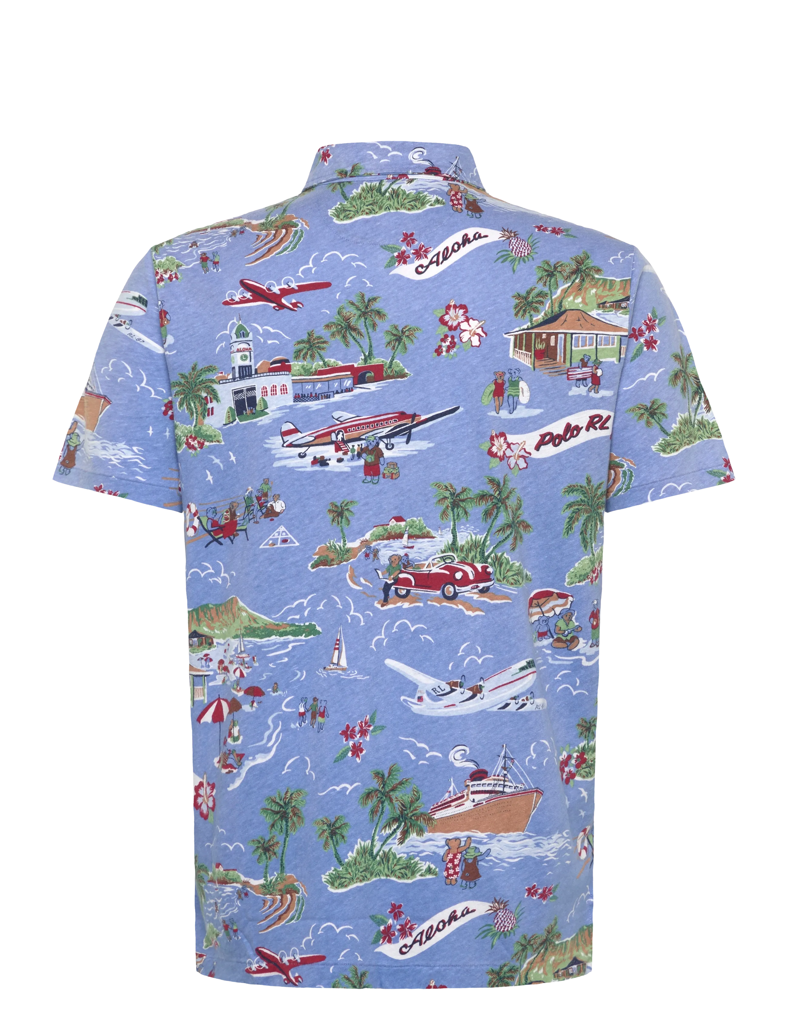 Polo Ralph Lauren - COTTON LINEN JERSEY-SSL-PSH - on holiday bear p - 1