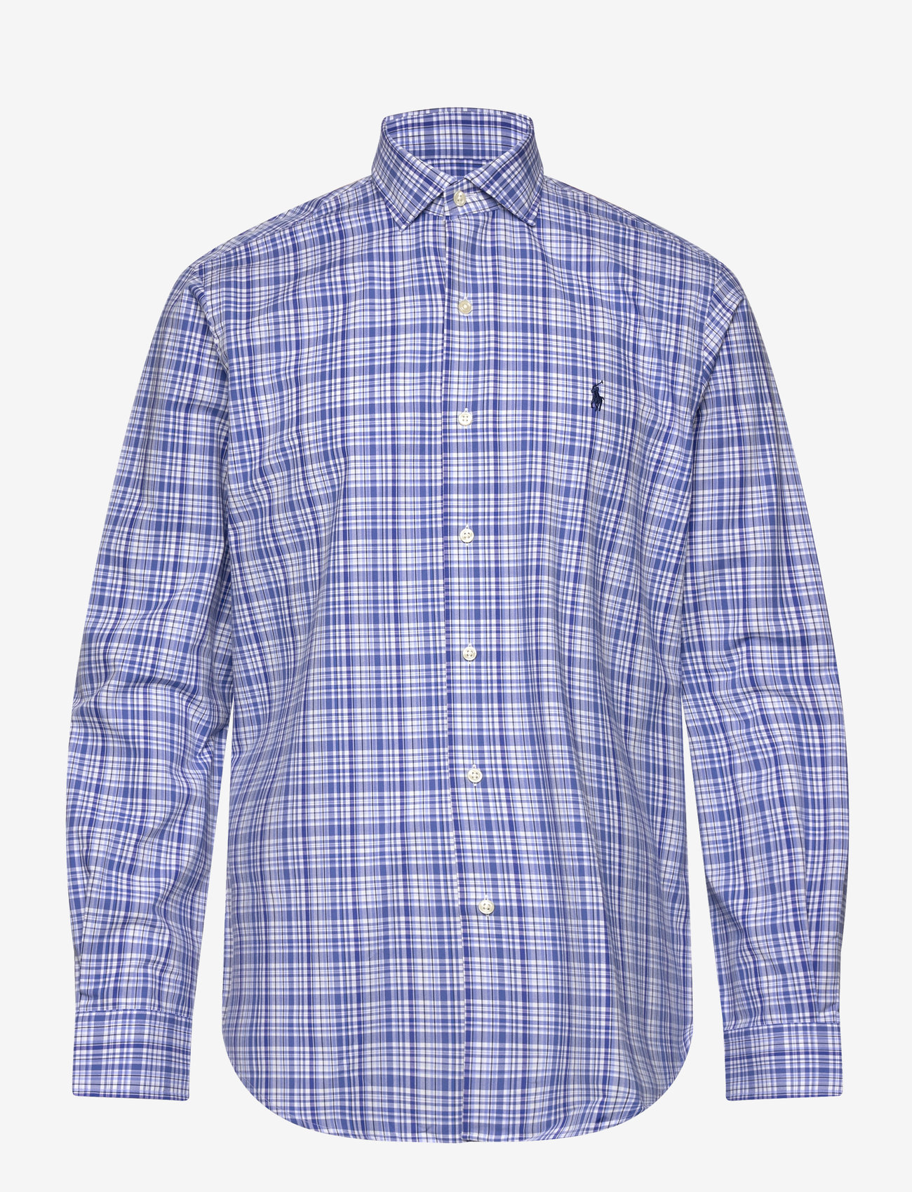 Polo Ralph Lauren - Classic Fit Plaid Stretch Poplin Shirt - rutiga skjortor - 6661a blue multi - 0