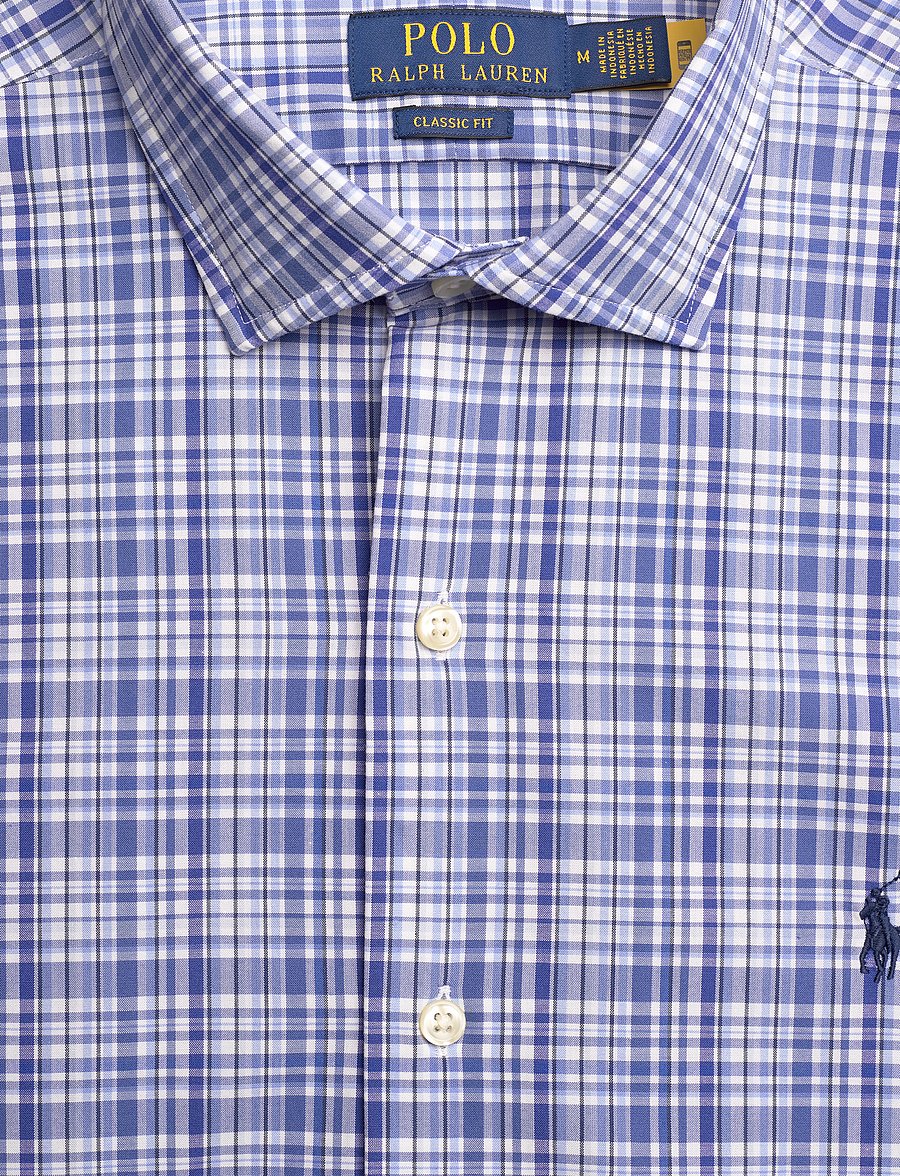 Polo Ralph Lauren - Classic Fit Plaid Stretch Poplin Shirt - 6661a blue multi - 2
