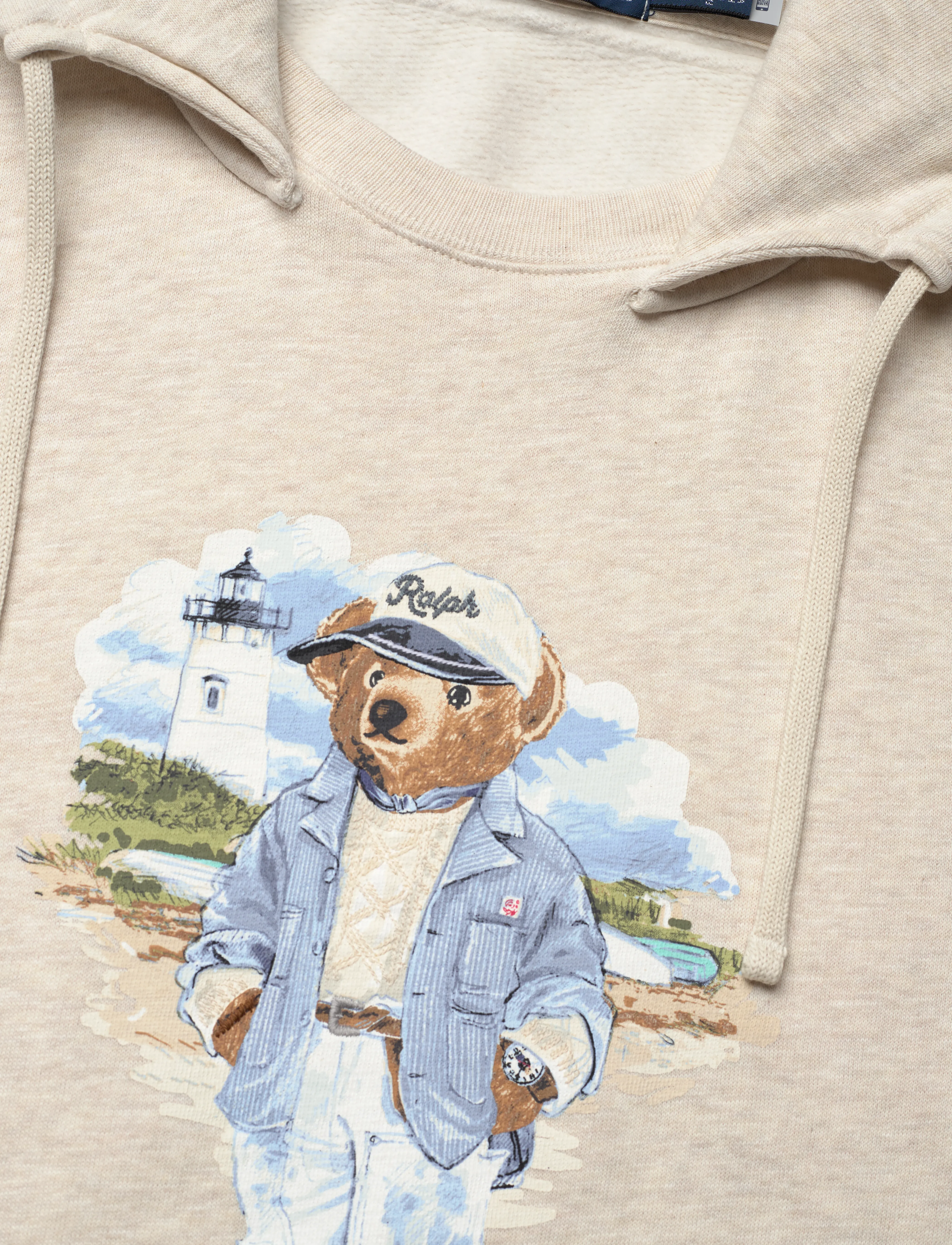 Polo Ralph Lauren - VINTAGE FLEECE-LSL-SWS - sp25 chlk h studi - 2