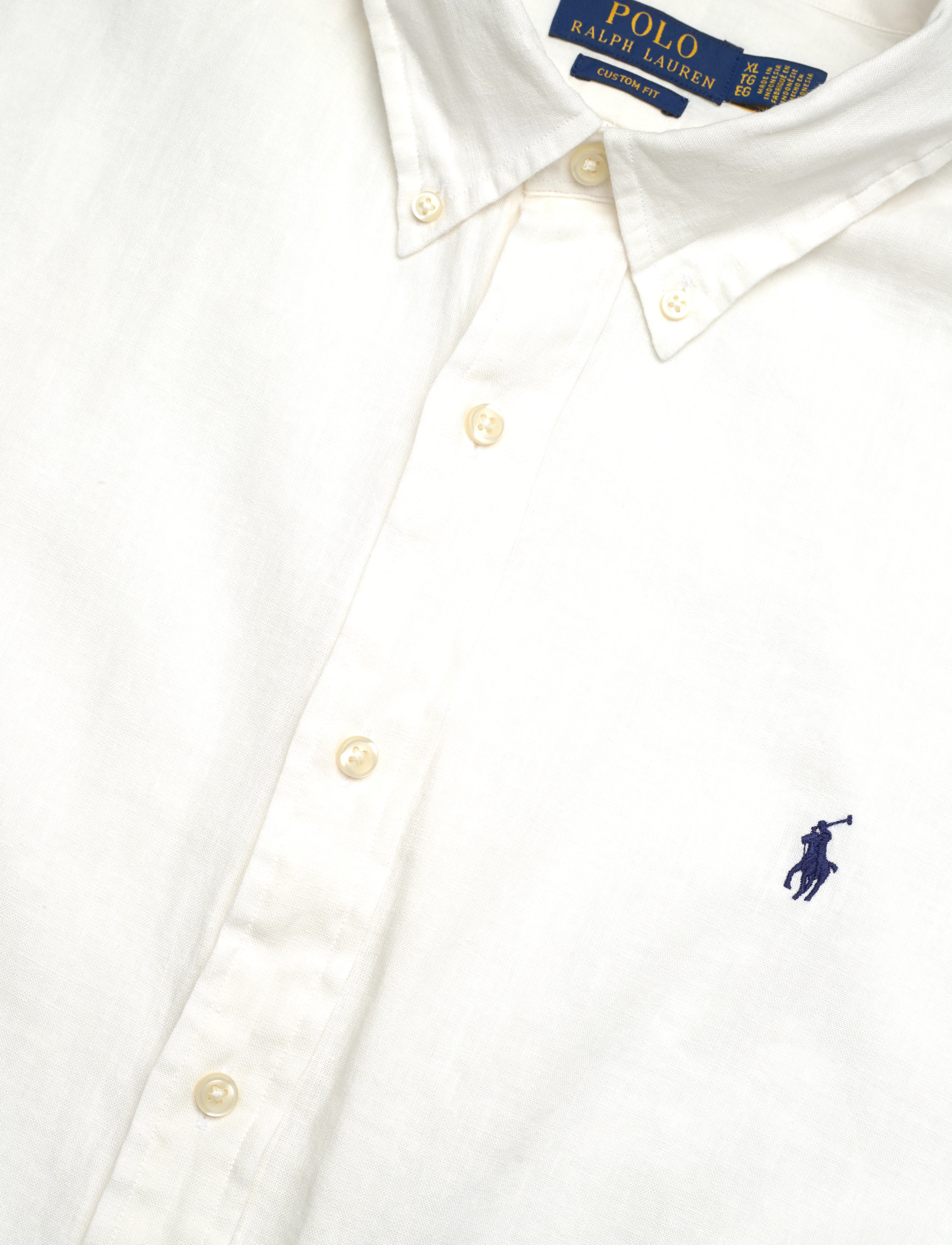 Polo Ralph Lauren - PD LINEN BLEND-CUBDPPCS - deckwash white - 3