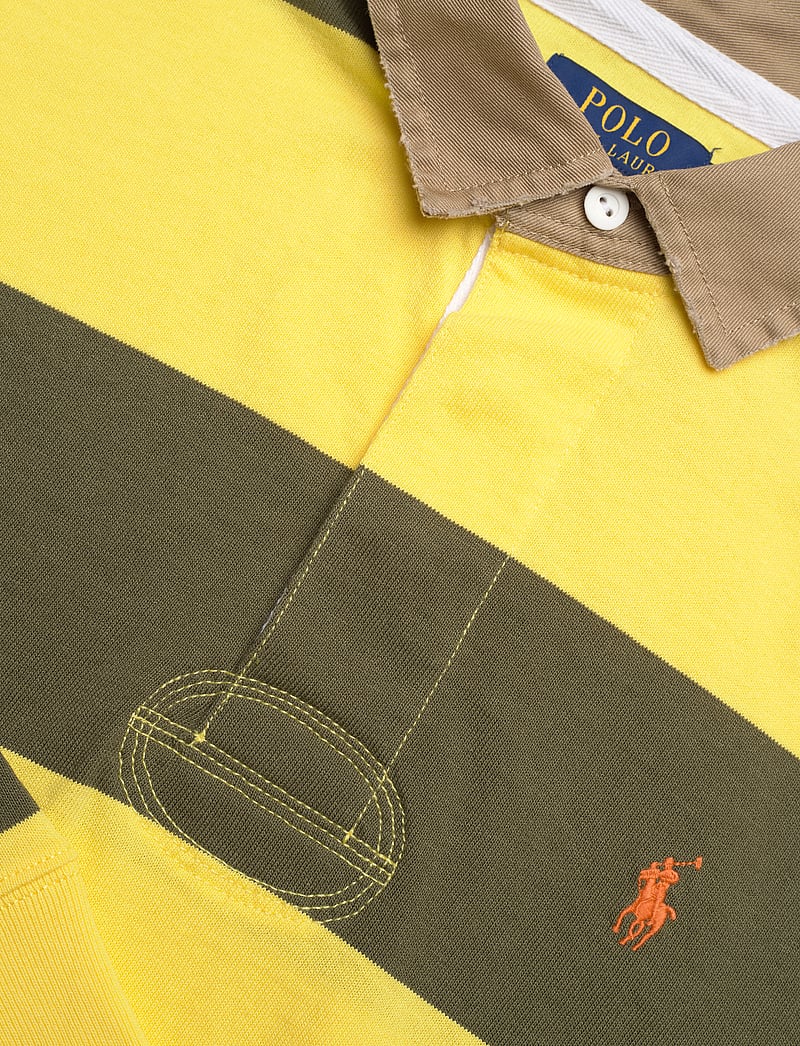 Polo Ralph Lauren - Classic Fit Khaki-Collar Rugby Shirt - långärmade pikéer - new olive/sunfish - 2