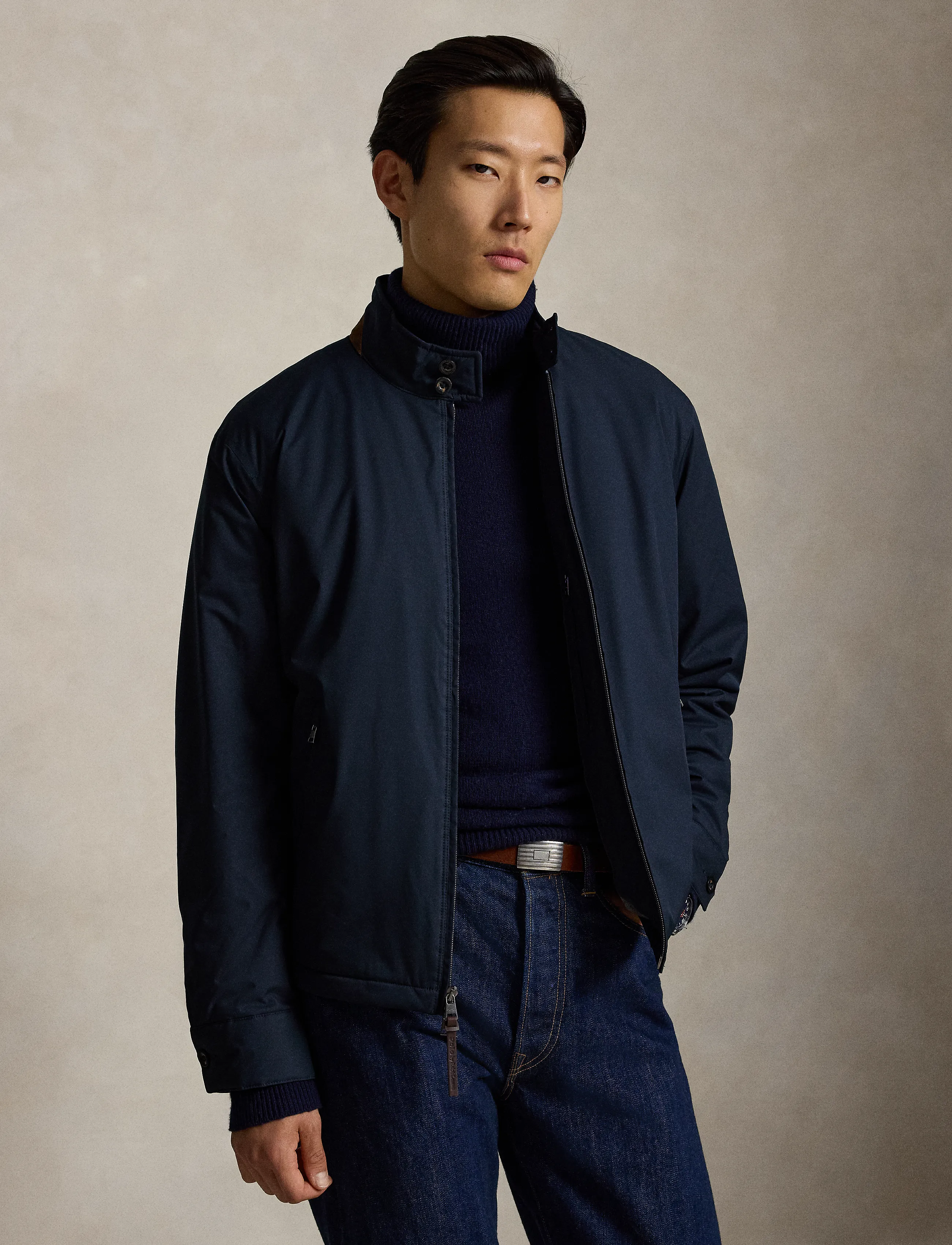 Polo Ralph Lauren - PERFRMNC GABARDINE-ABTTSN JKT - paminkštintosios striukės - collection navy - 3