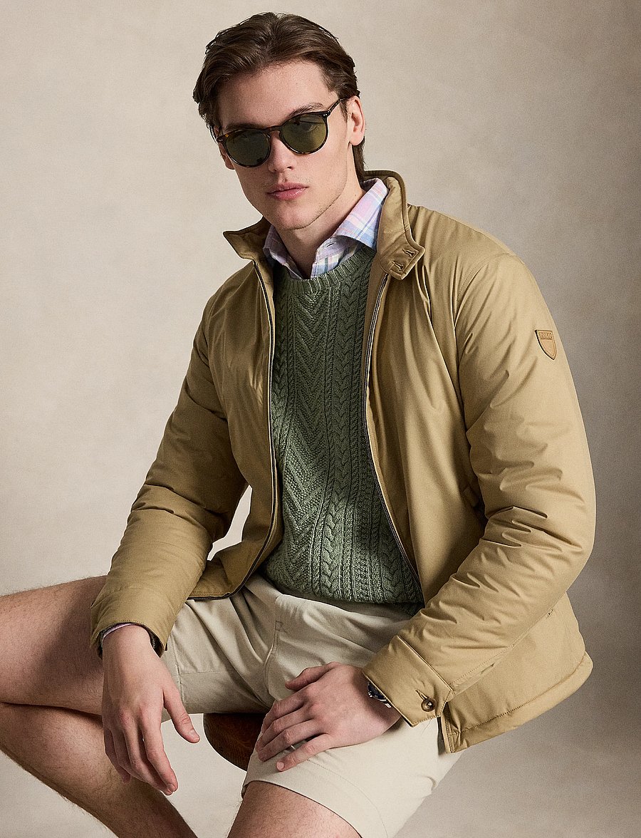 Polo Ralph Lauren - The Abottson Gabardine Jacket - tunna jackor - rl khaki - 1