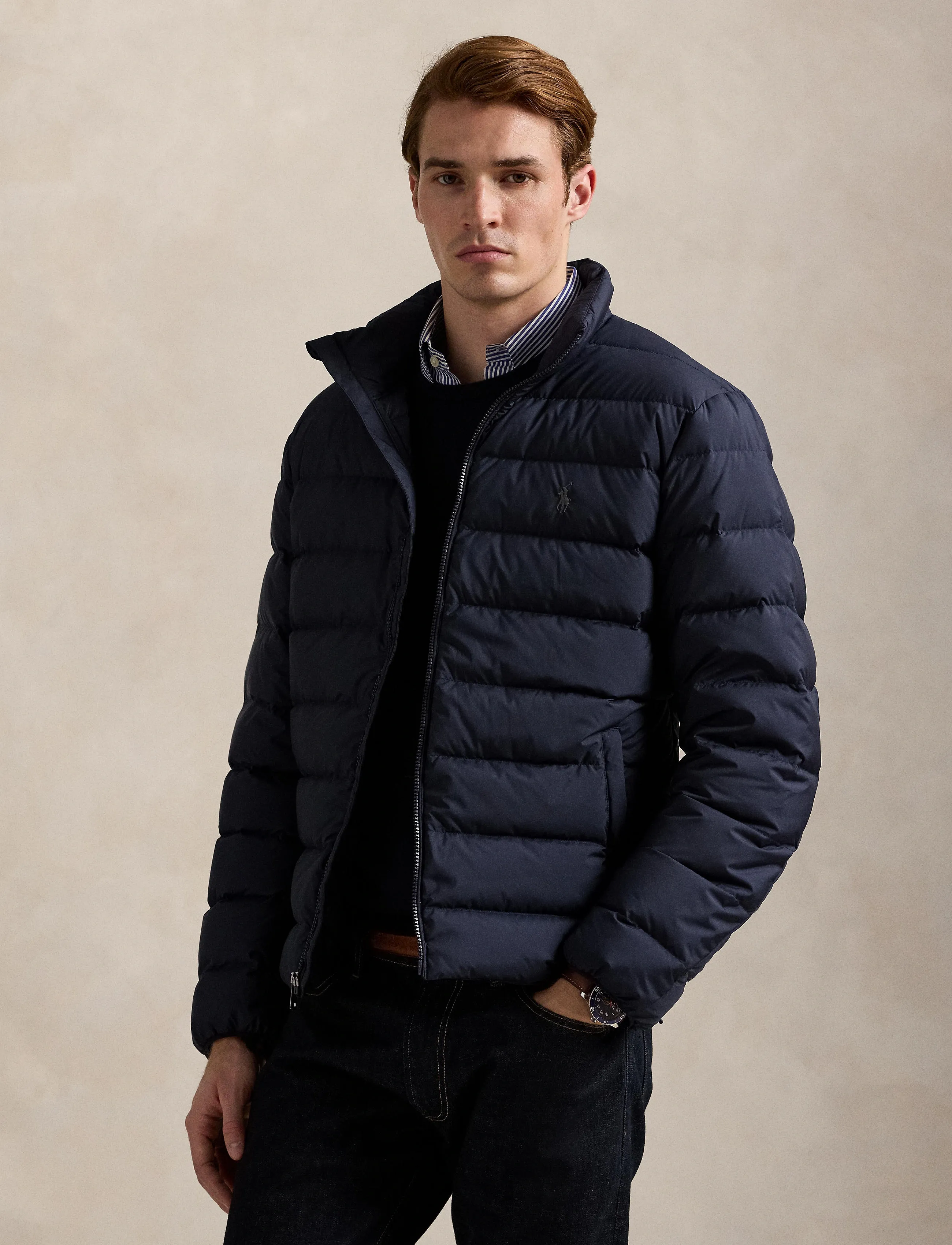 Polo Ralph Lauren - The Colden Packable Matte Jacket - fodrade jackor - collection navy - 3