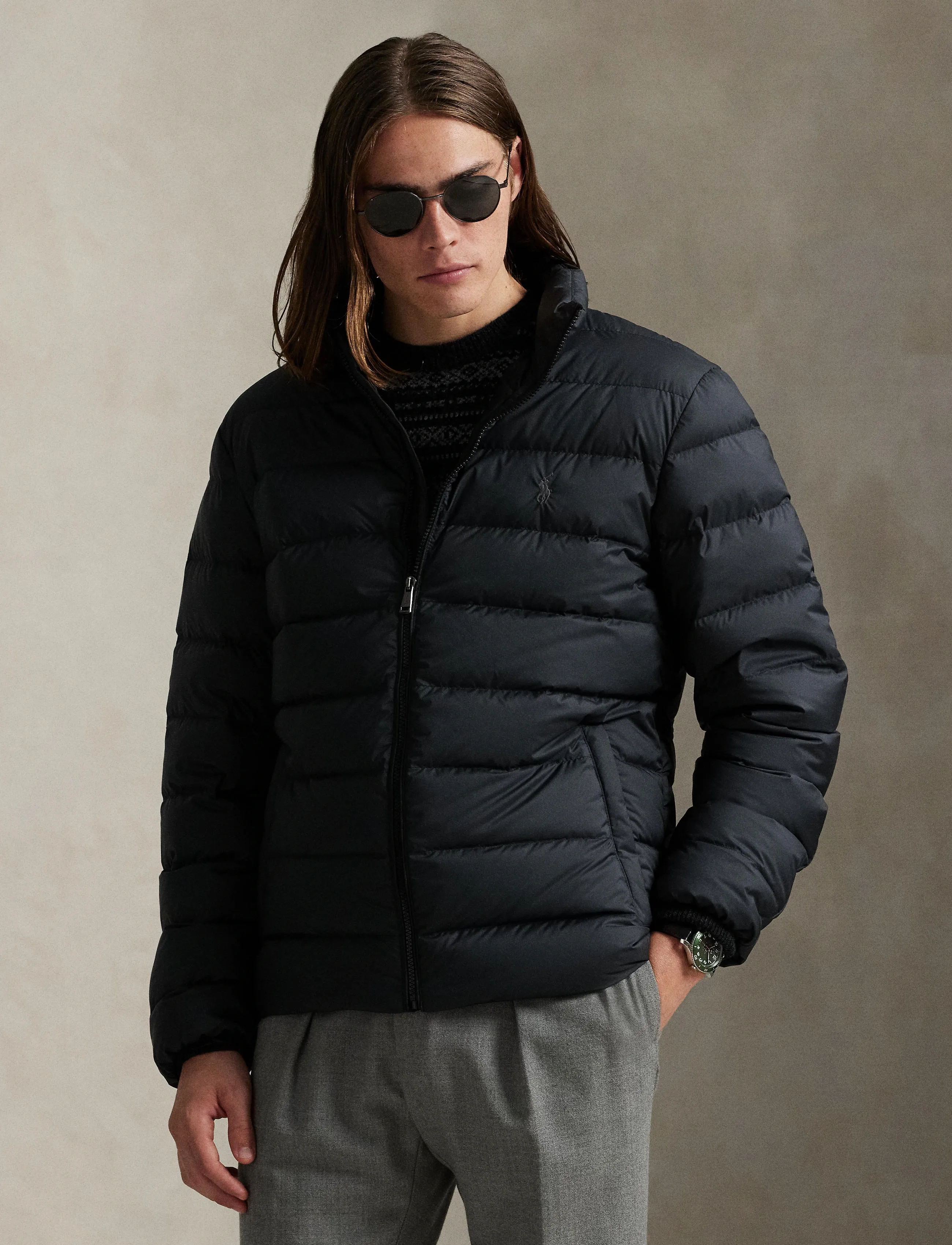 Polo Ralph Lauren - The Colden Packable Matte Jacket - gefütterte jacken - polo black - 4