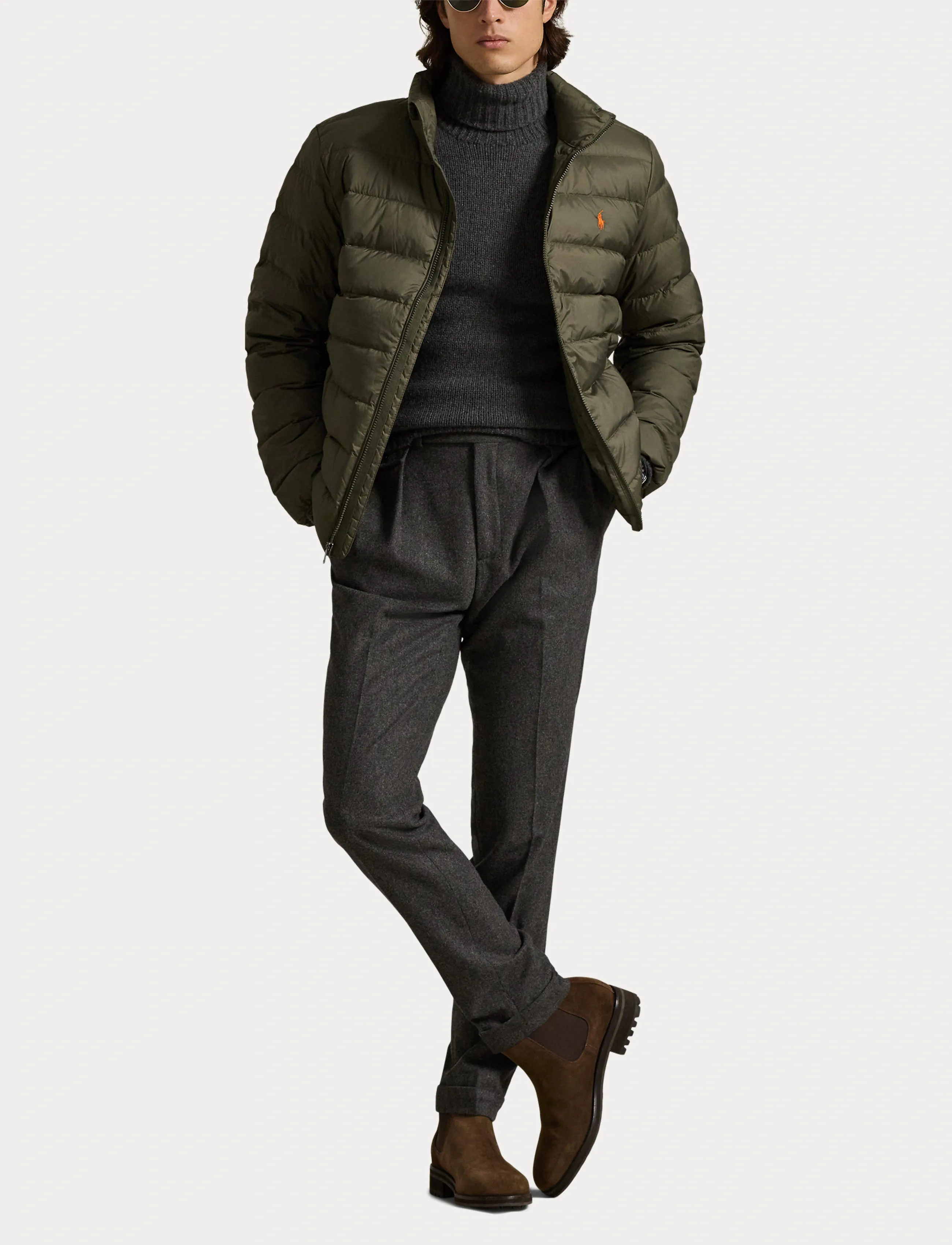 Polo Ralph Lauren - The Colden Packable Matte Jacket - forede jakker - ranger green - 4