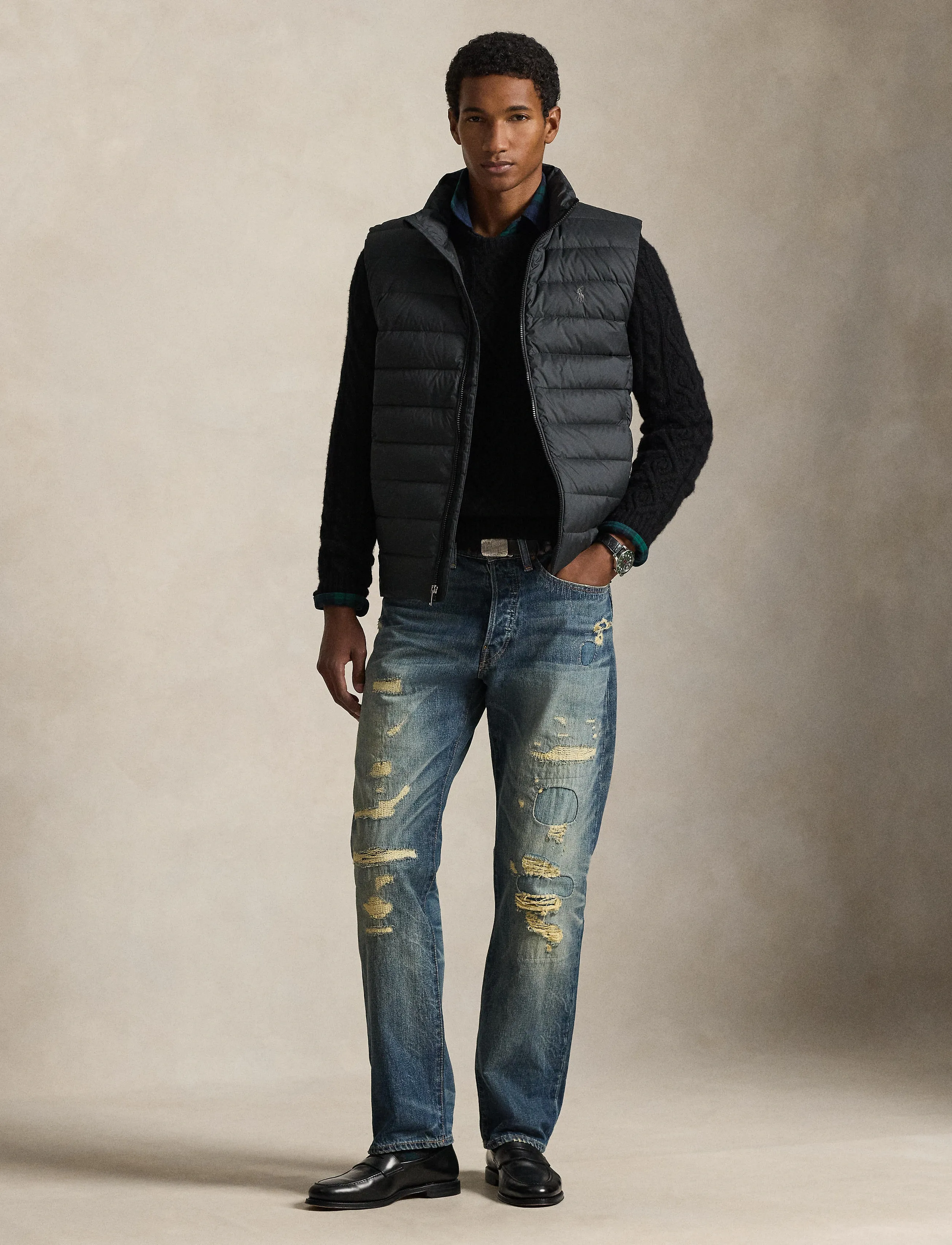 Polo Ralph Lauren - The Colden Packable Matte Vest - westen - polo black - 3